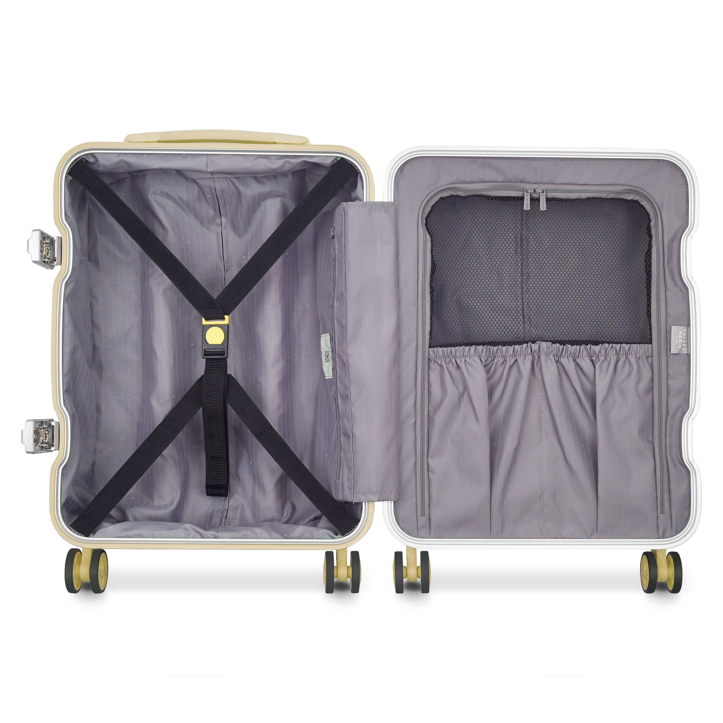 BASTILLE 2.0| Suitcase Cabin slim 55 CM PALE YELLOW