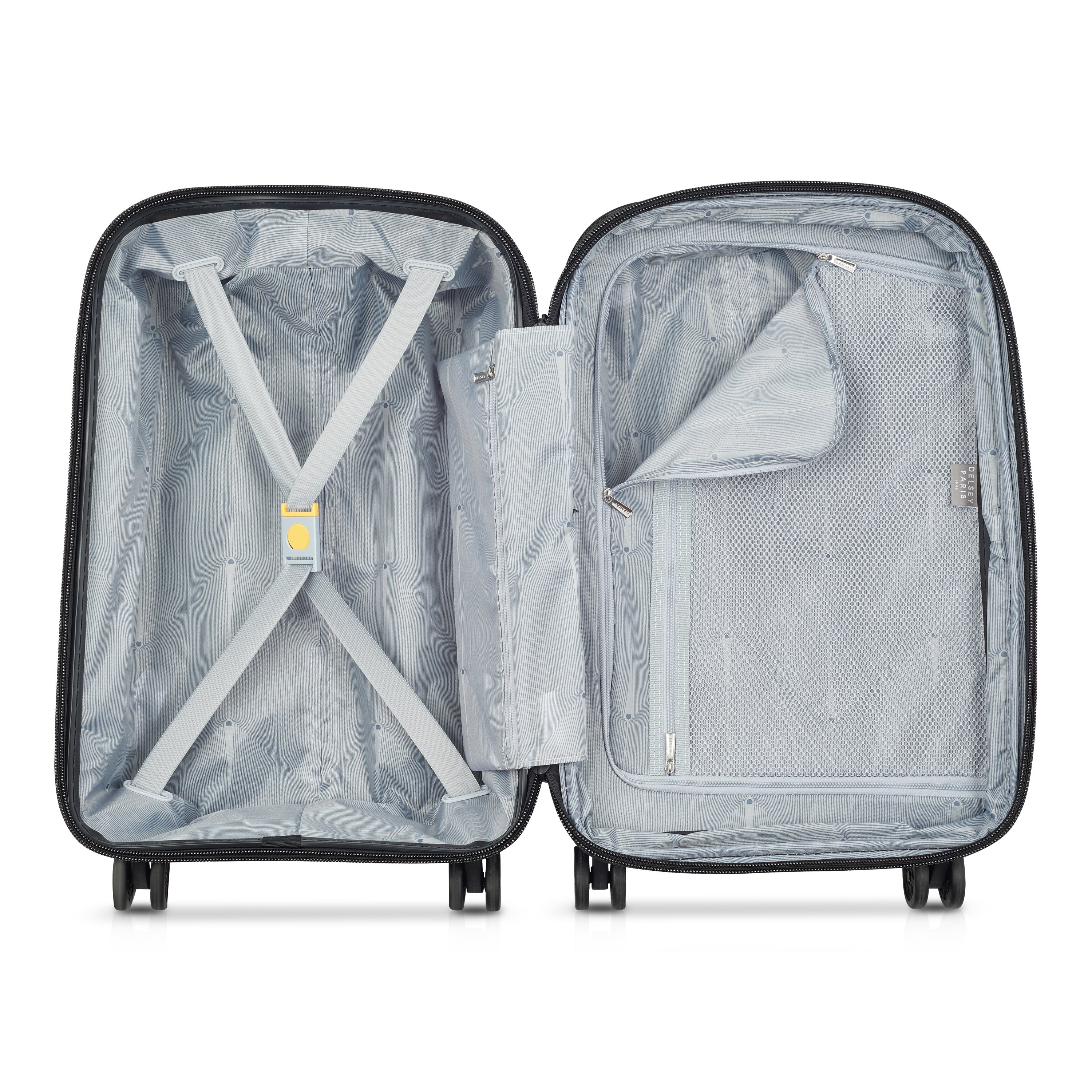BELMONT PLUS| Koffer Handbagage Uitbreidbaar 55 CM GROEN CHARTREUSE