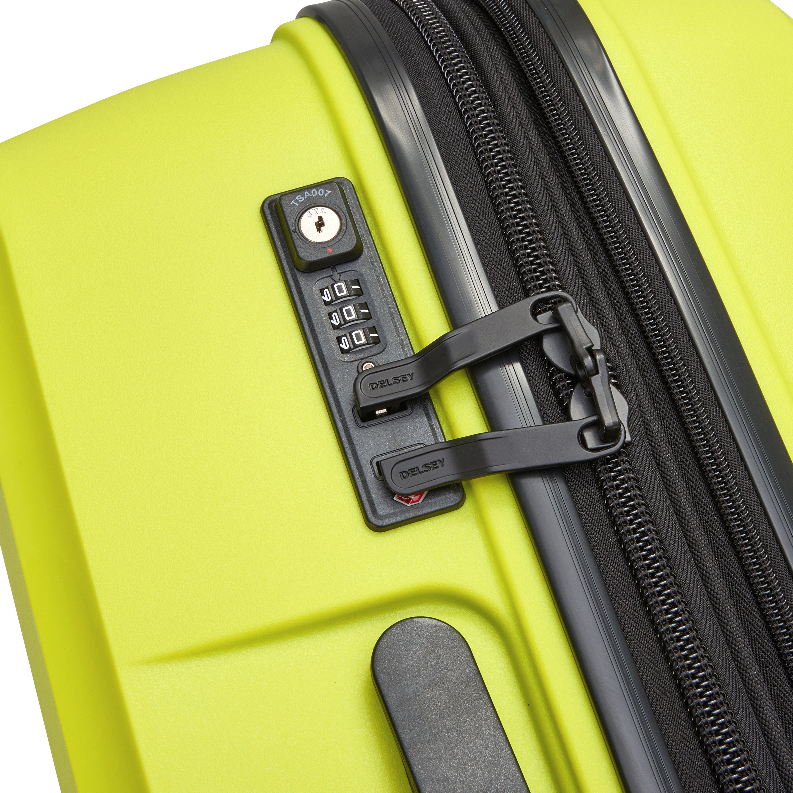 BELMONT PLUS| Koffer Handbagage Uitbreidbaar 55 CM GROEN CHARTREUSE
