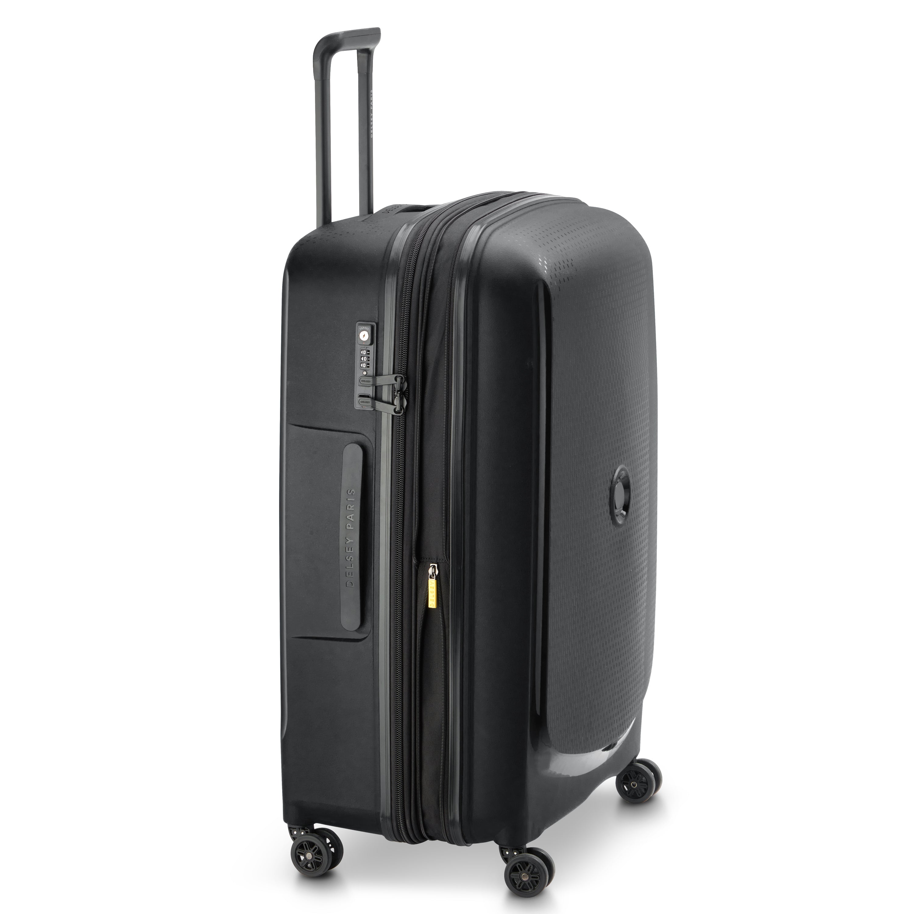 BELMONT PLUS| Suitcase Check-In Expandable 76 CM BLACK
