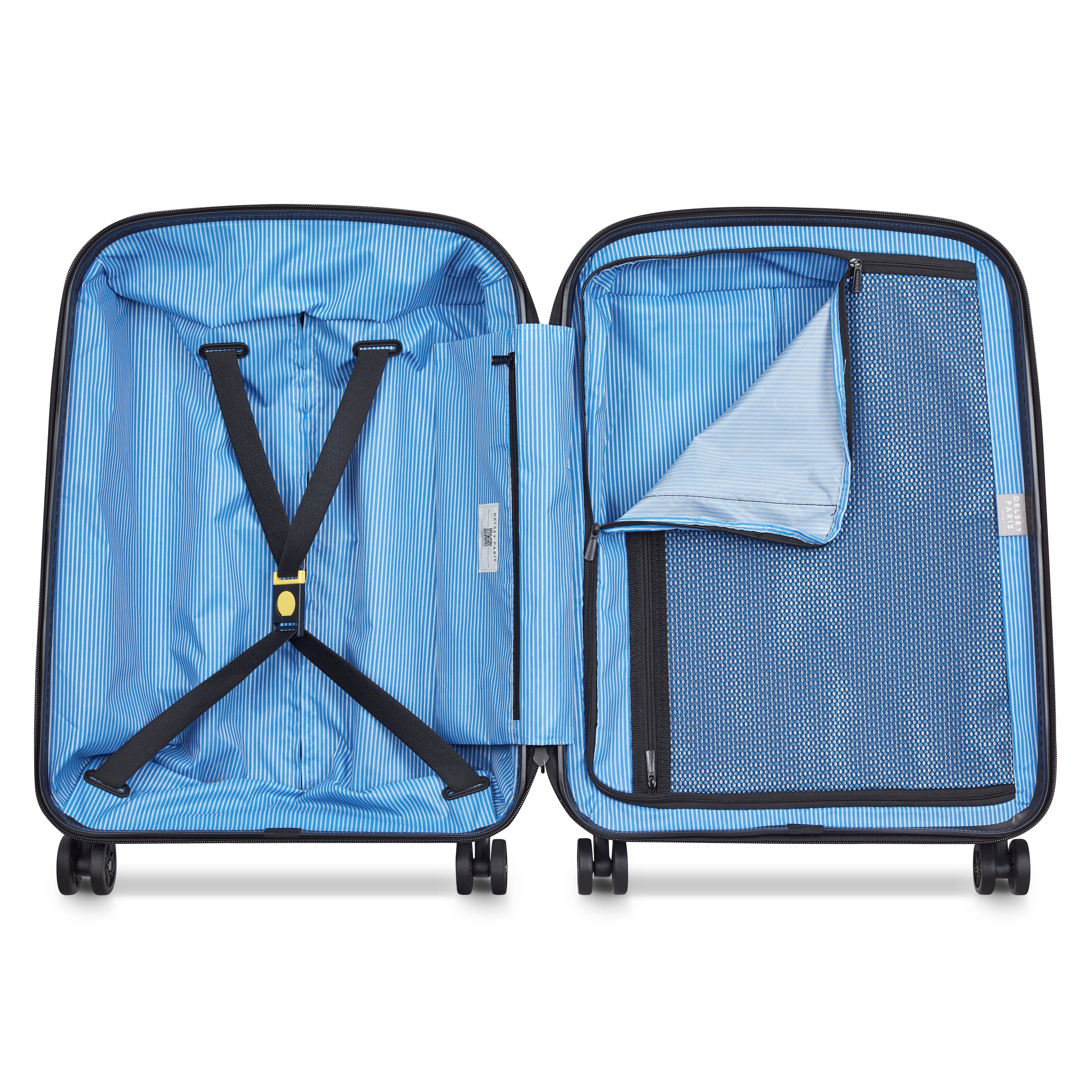 BELMONT PLUS| Suitcase Cabin slim 55 CM BLUE
