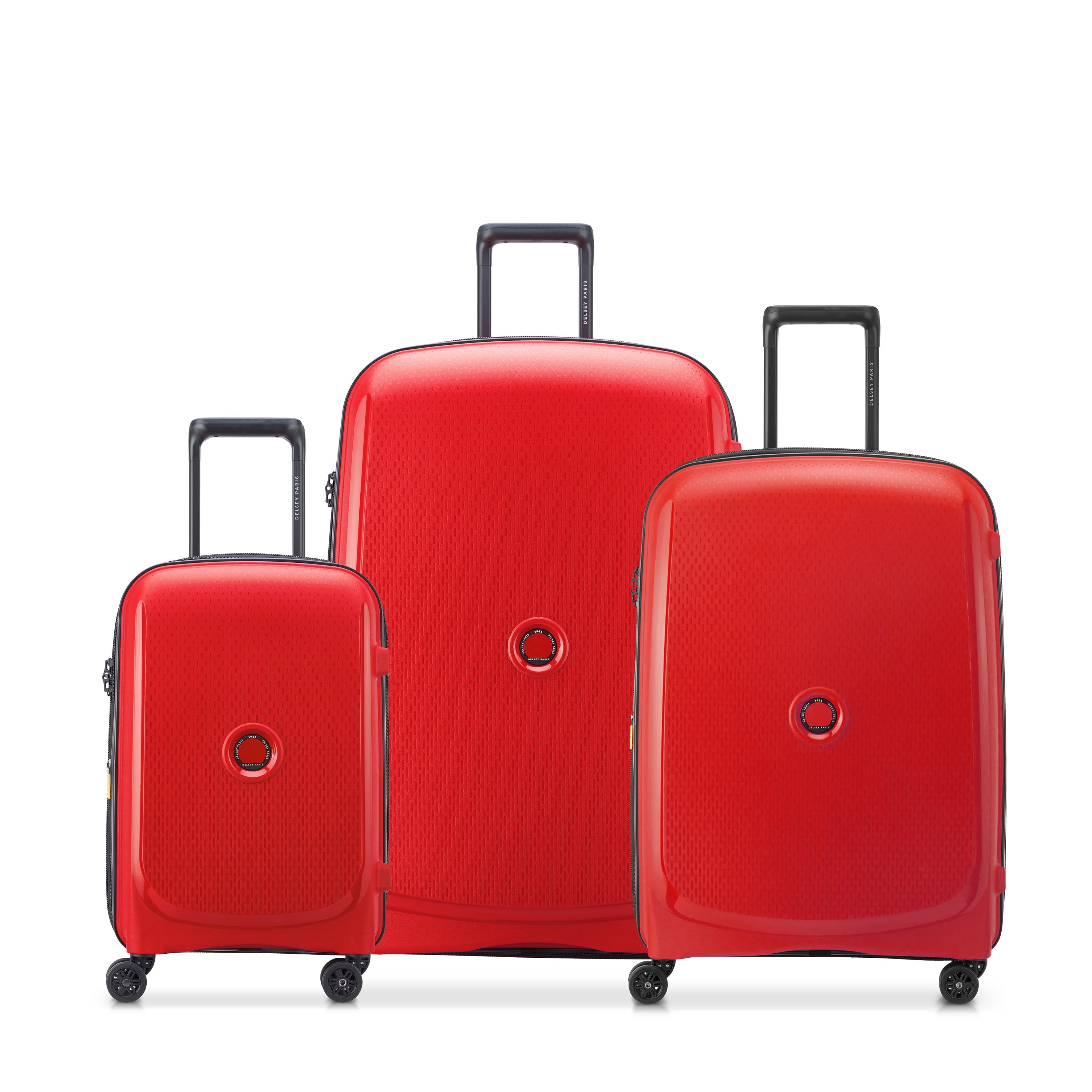 BELMONT PLUS | Set de 3 Bagaglio ROSSO SFUMATO