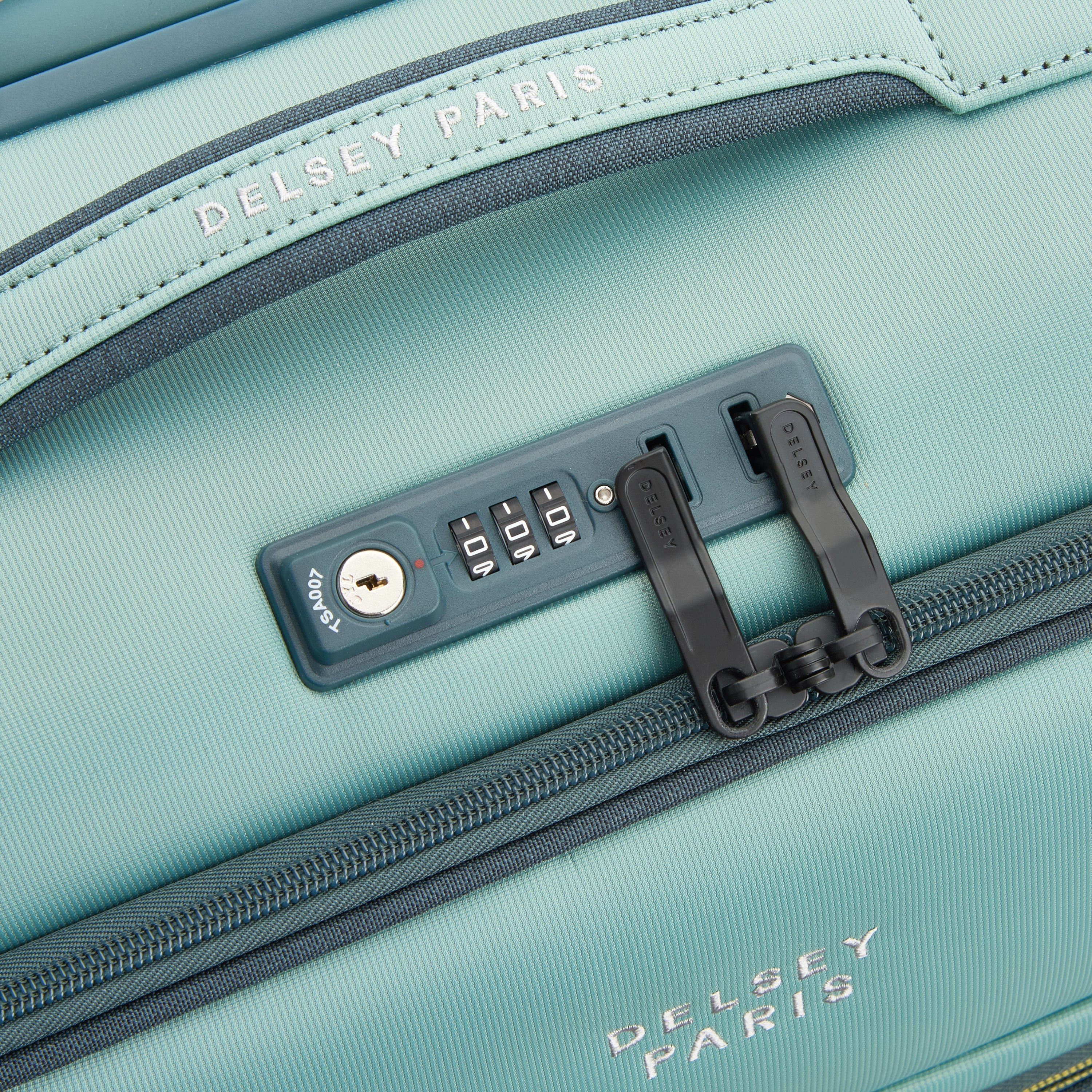 BROCHANT 3| Suitcase Cabin slim 55 CM GREEN