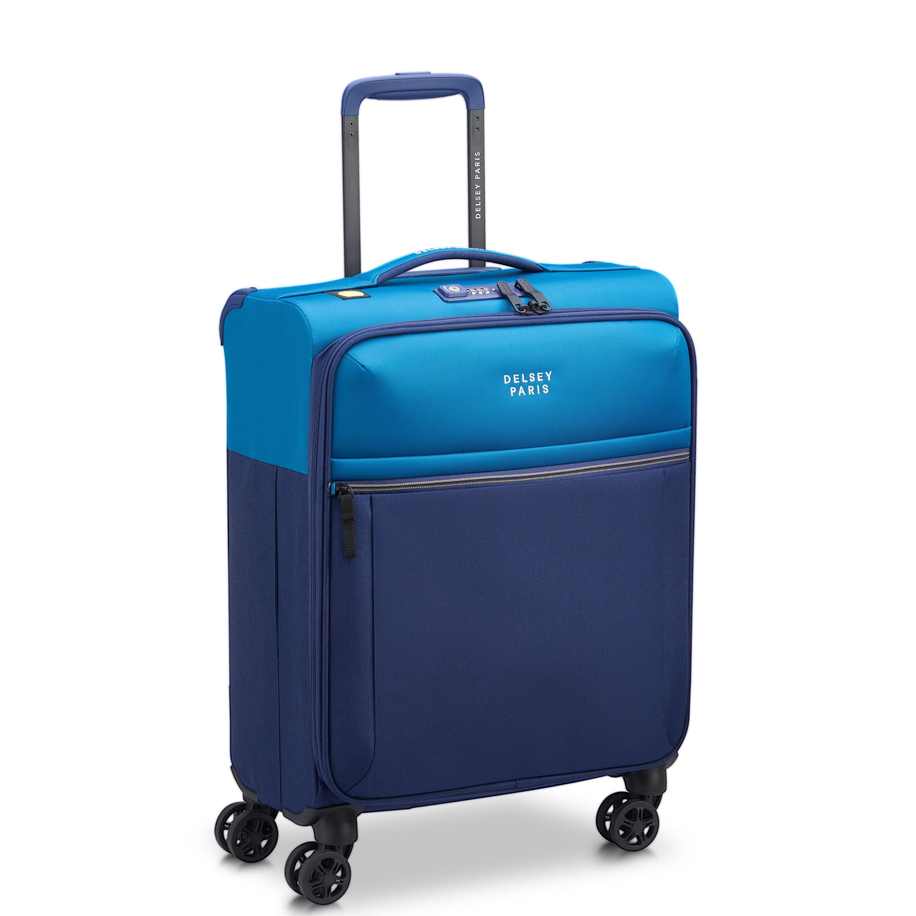 BROCHANT 3| Maleta Cabina Slim 55 CM AZUL ULTRAMAR