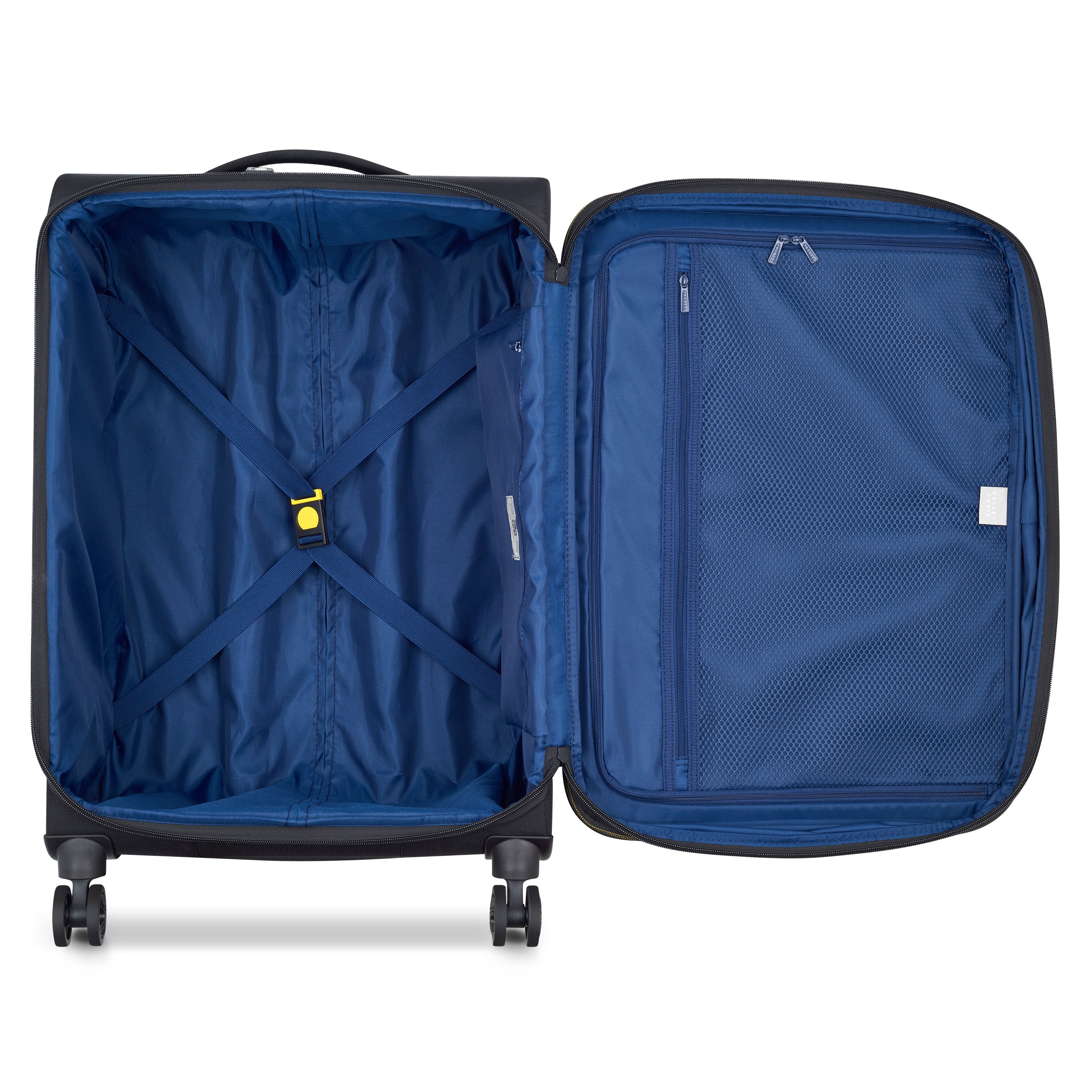 BROCHANT 3| Suitcase Check-In Expandable 67 CM DEEP BLACK
