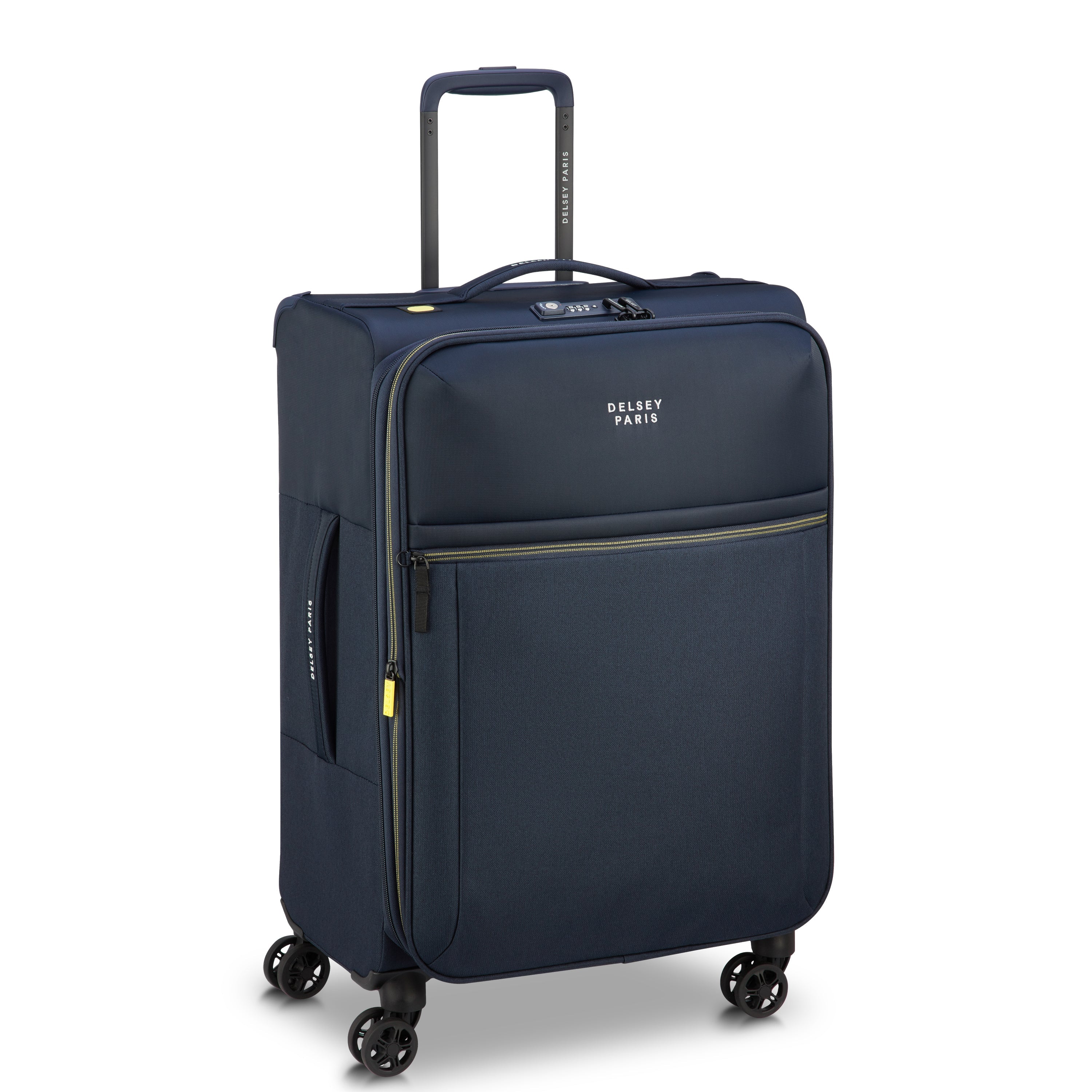 BROCHANT 3| Suitcase Check-In Expandable 67 CM NAVY