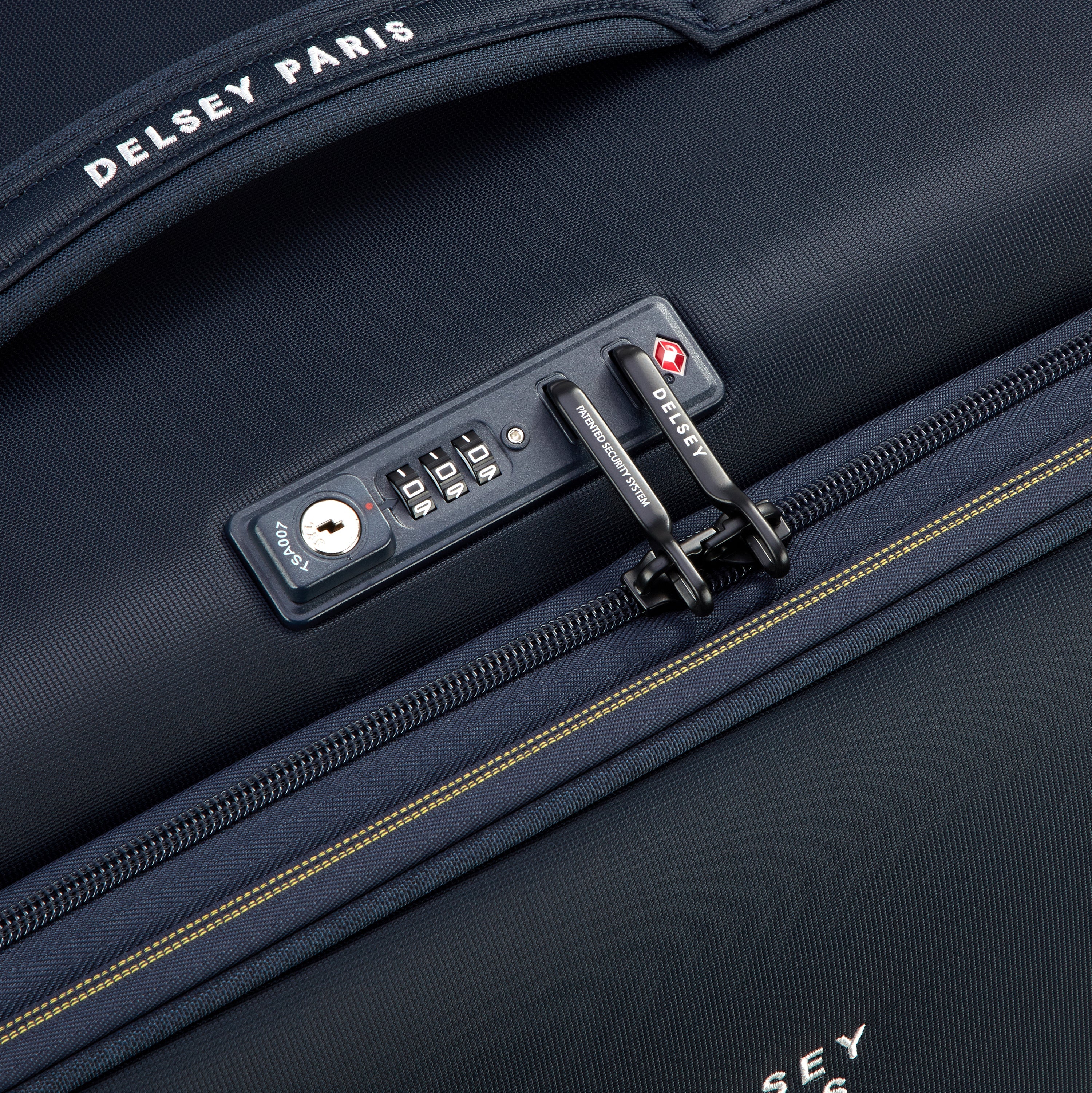BROCHANT 3| Suitcase Check-In Expandable 78 CM NAVY