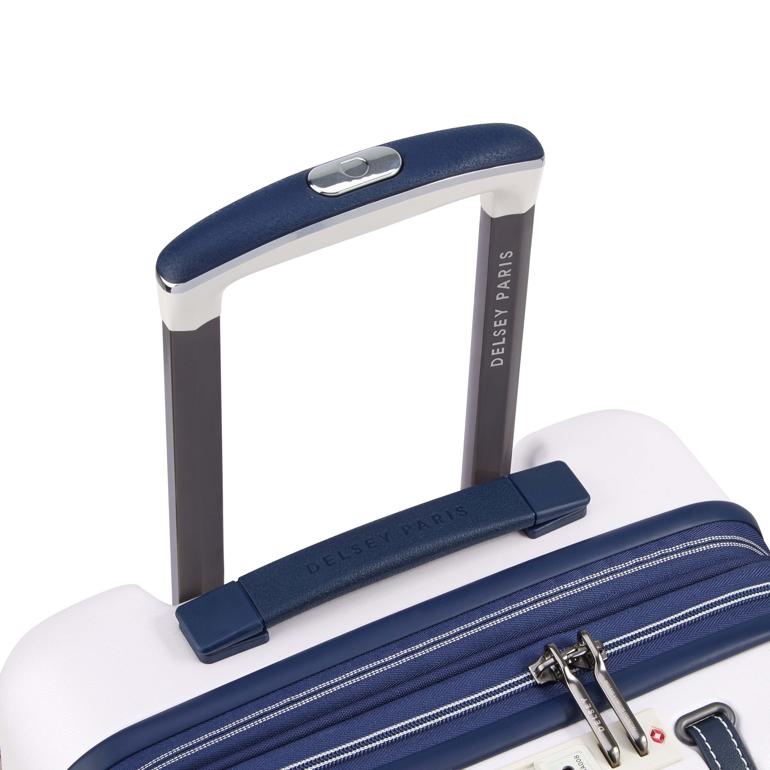 CADENCE| Suitcase Cabin Expandable 55 CM IVORY/NAVY