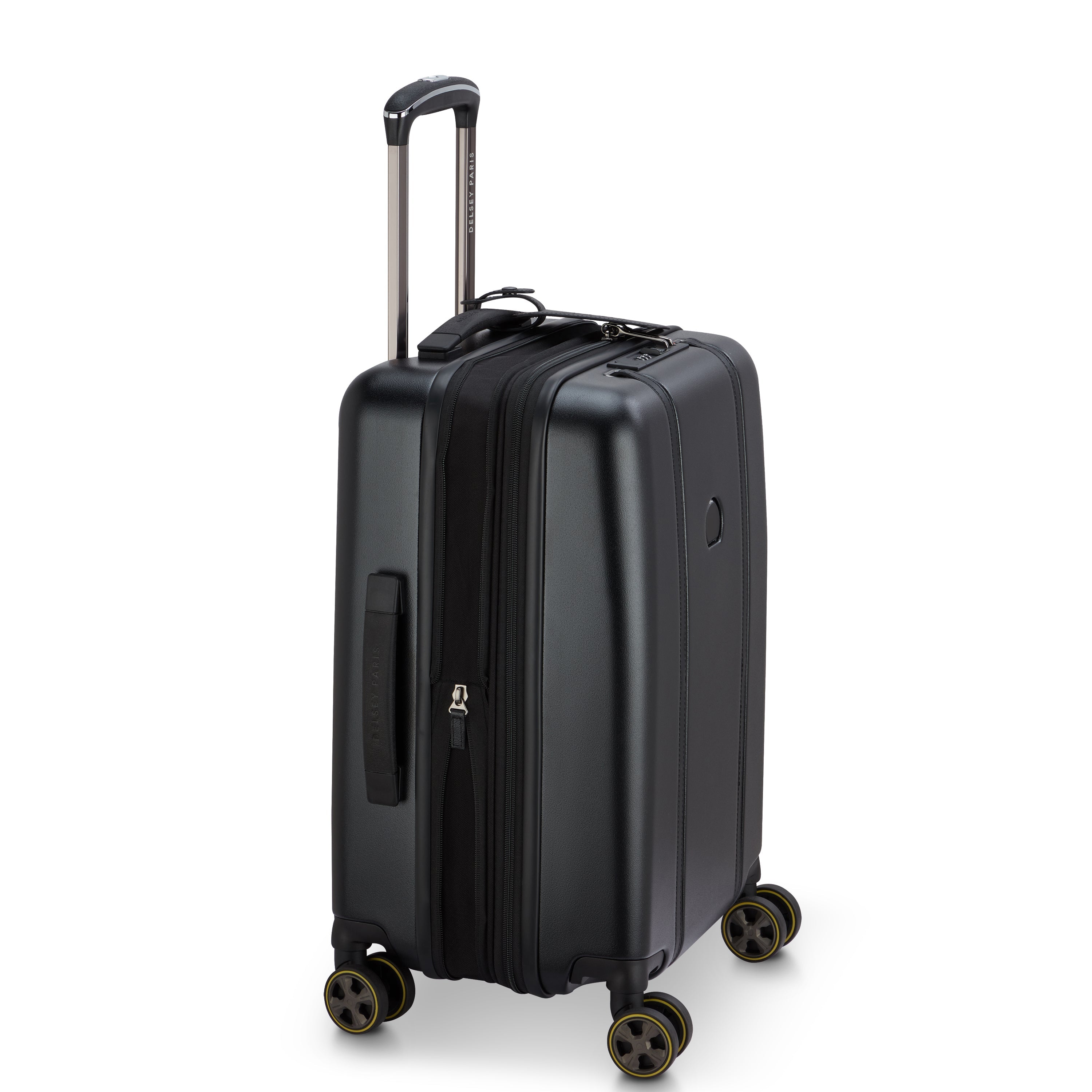 CADENCE| Suitcase Cabin Expandable 55 CM DEEP BLACK