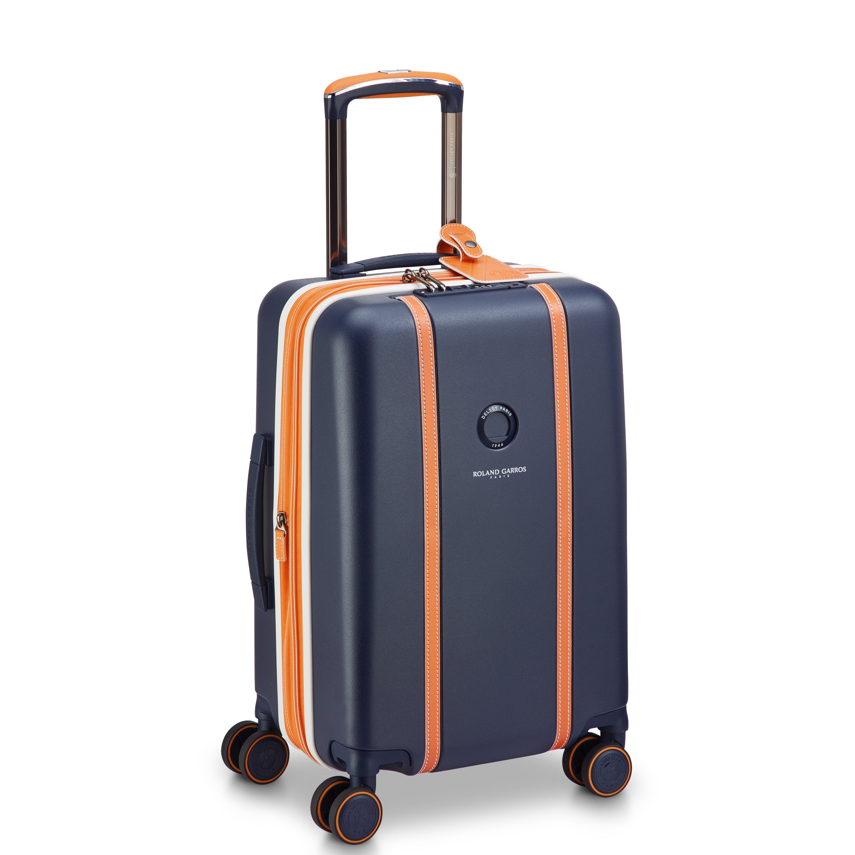 CADENCE| Valise Cabine Extensible 55 CM BLEU