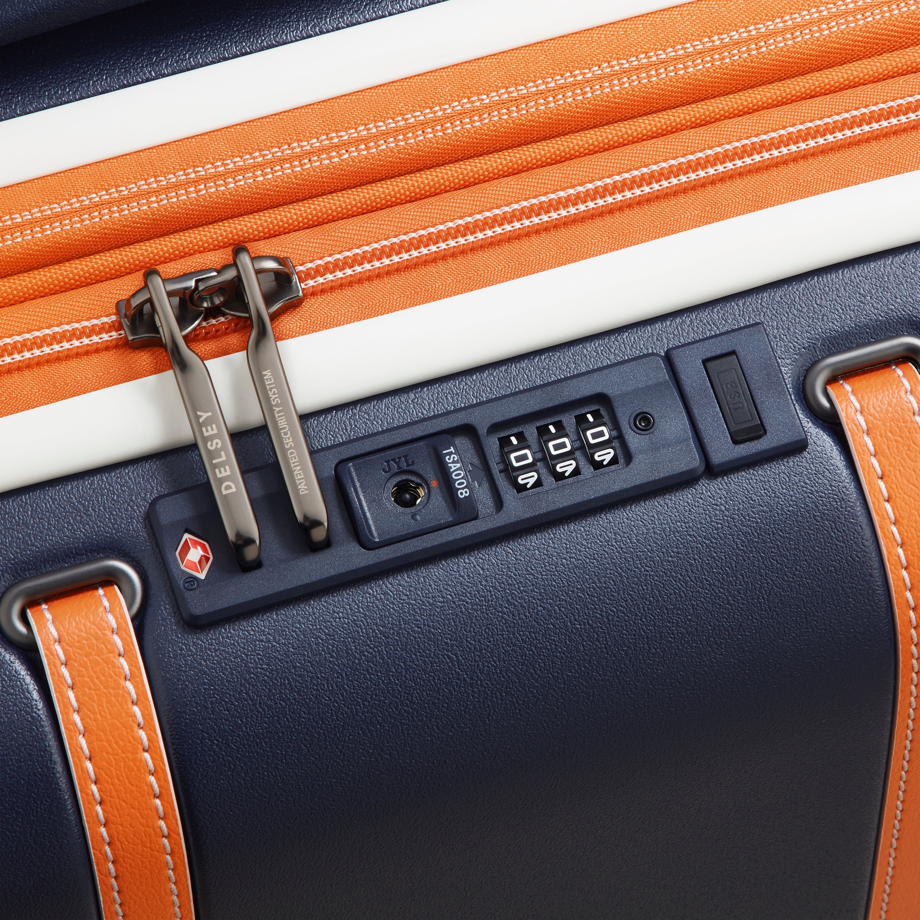 CADENCE| Valise Cabine Extensible 55 CM BLEU