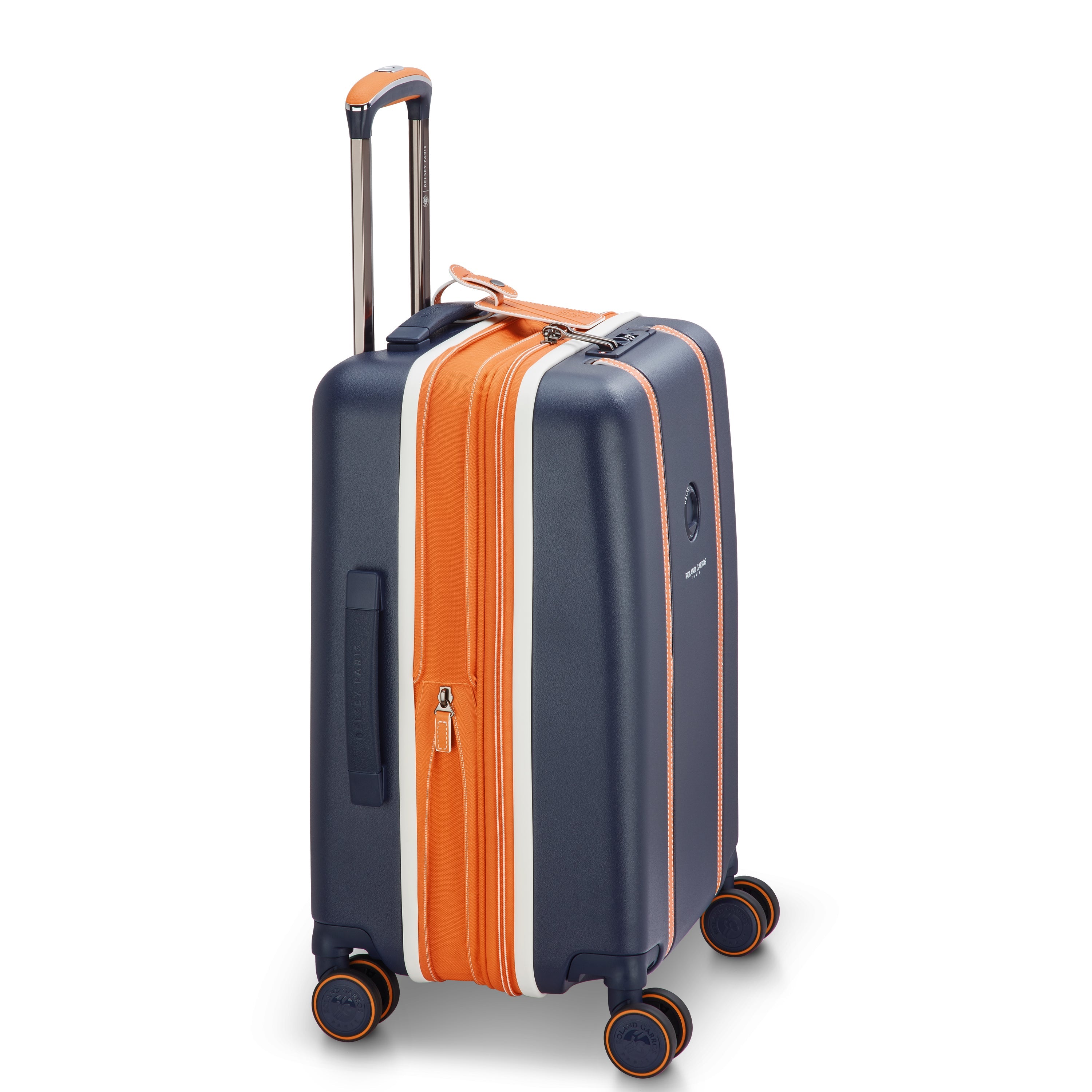CADENCE| Valise Cabine Extensible 55 CM BLEU