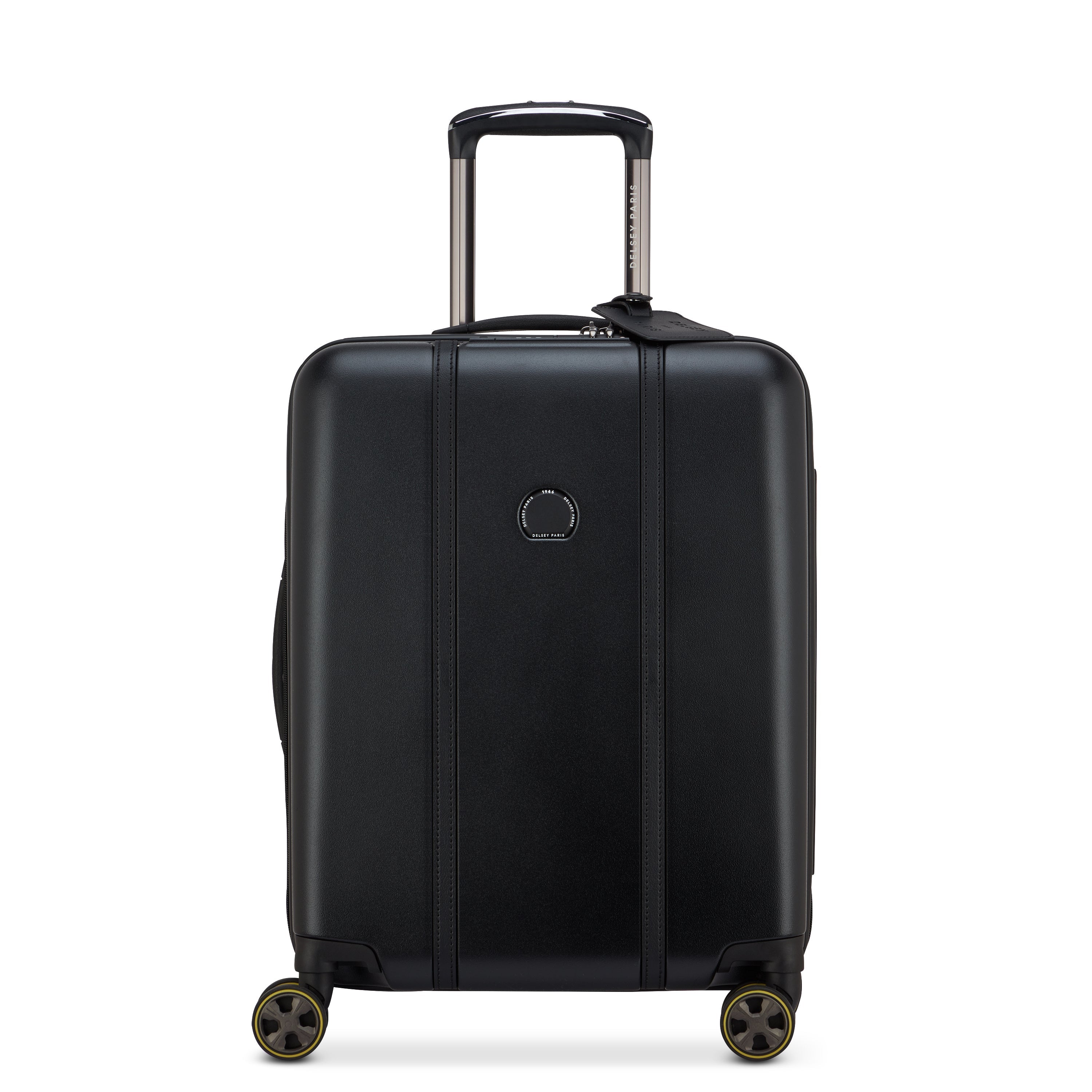 CADENCE| Suitcase Cabin slim Expandable 54.5 CM DEEP BLACK