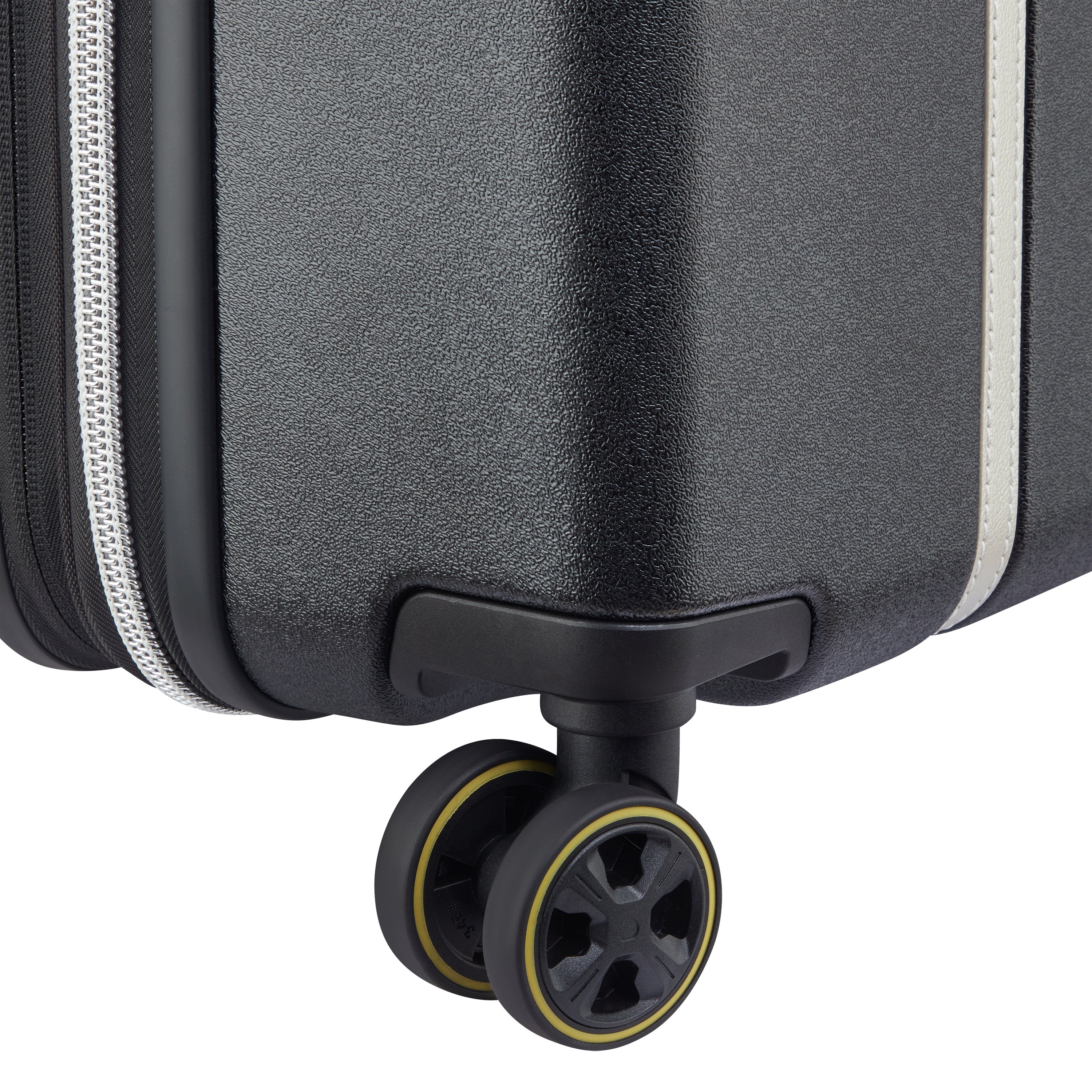 CADENCE| Valise Soute Extensible 66 CM NOIR/ARGENT
