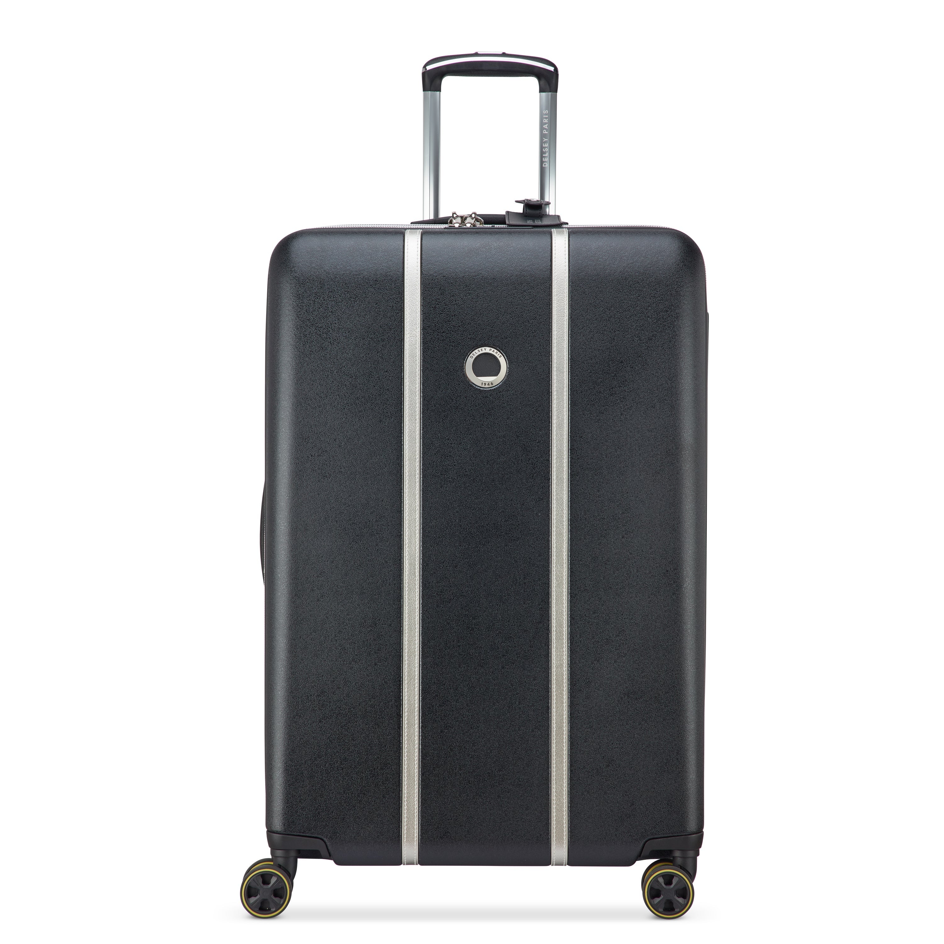 CADENCE| Suitcase Check-In Expandable 76 CM BLACK/SILVER
