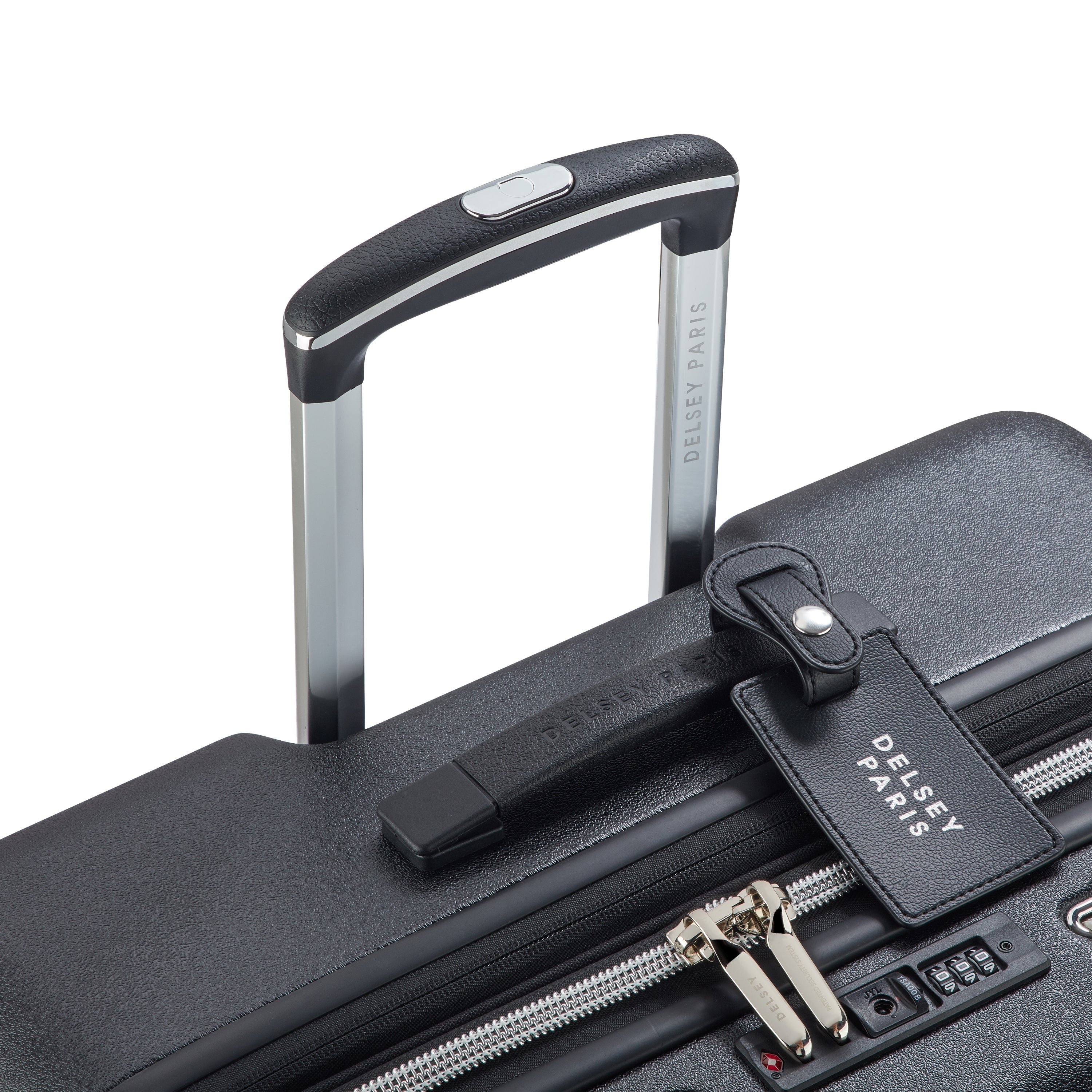 CADENCE| Suitcase Check-In Expandable 76 CM BLACK/SILVER