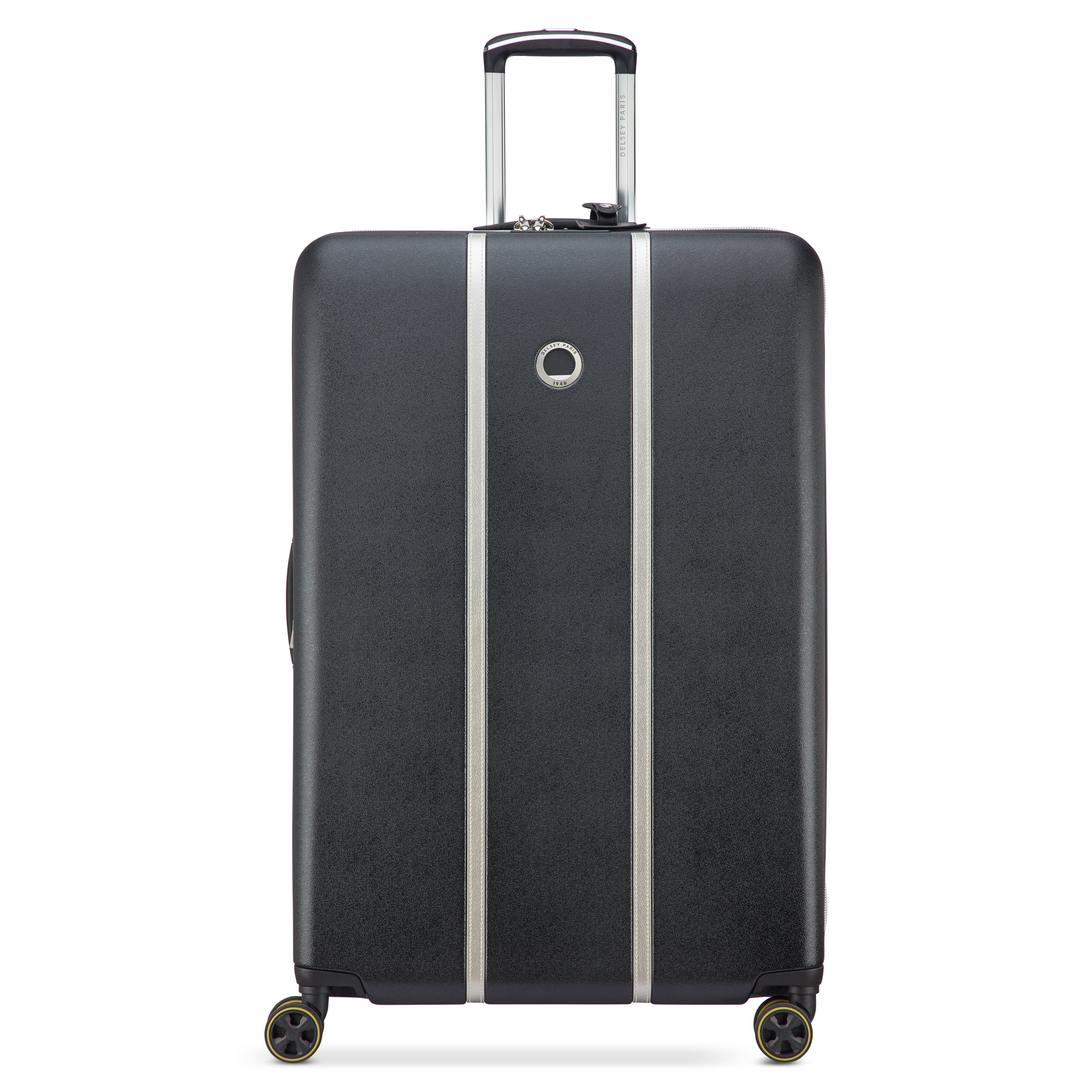 CADENCE| Suitcase Check-In Expandable 81.5 CM BLACK/SILVER