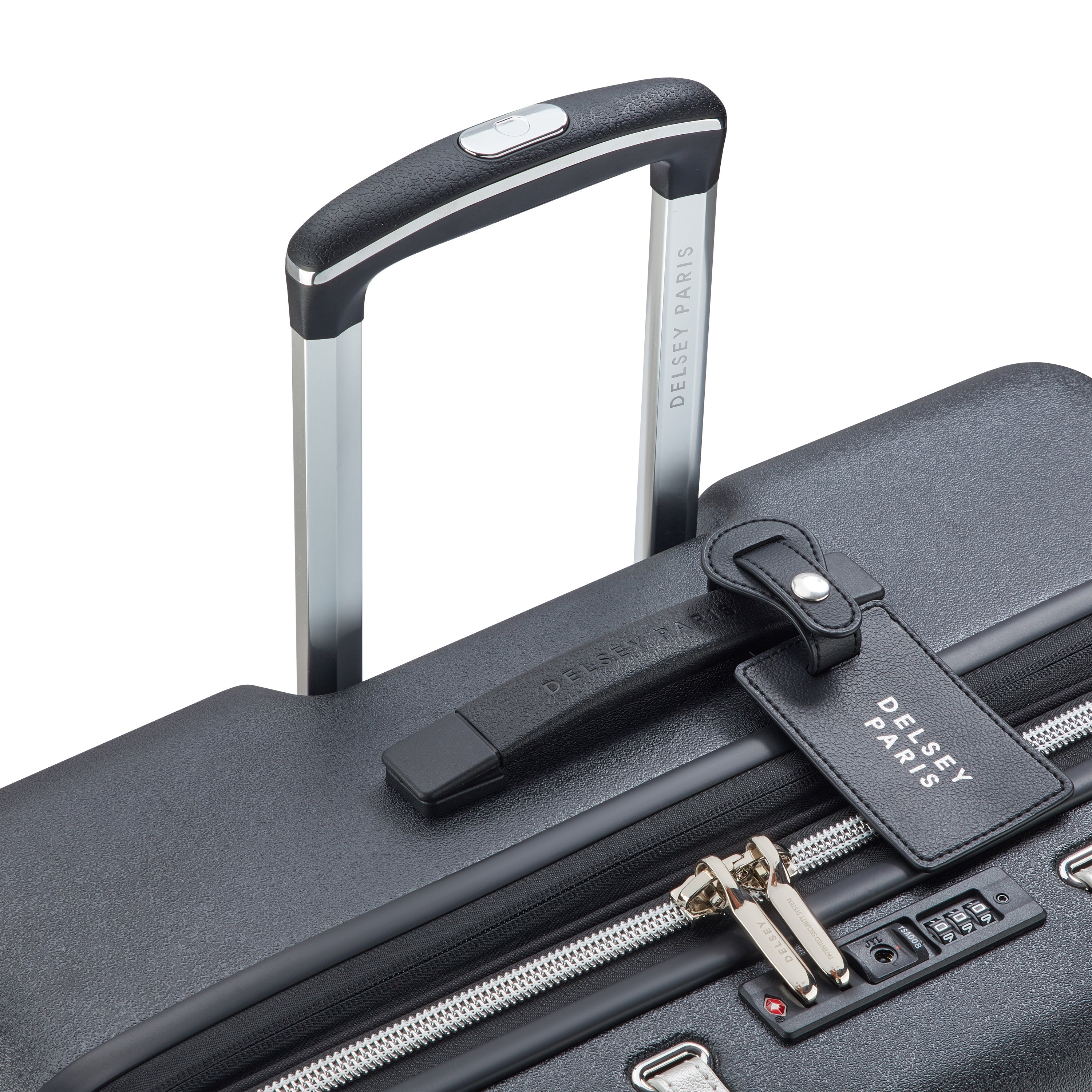 CADENCE| Suitcase Check-In Expandable 81.5 CM BLACK/SILVER