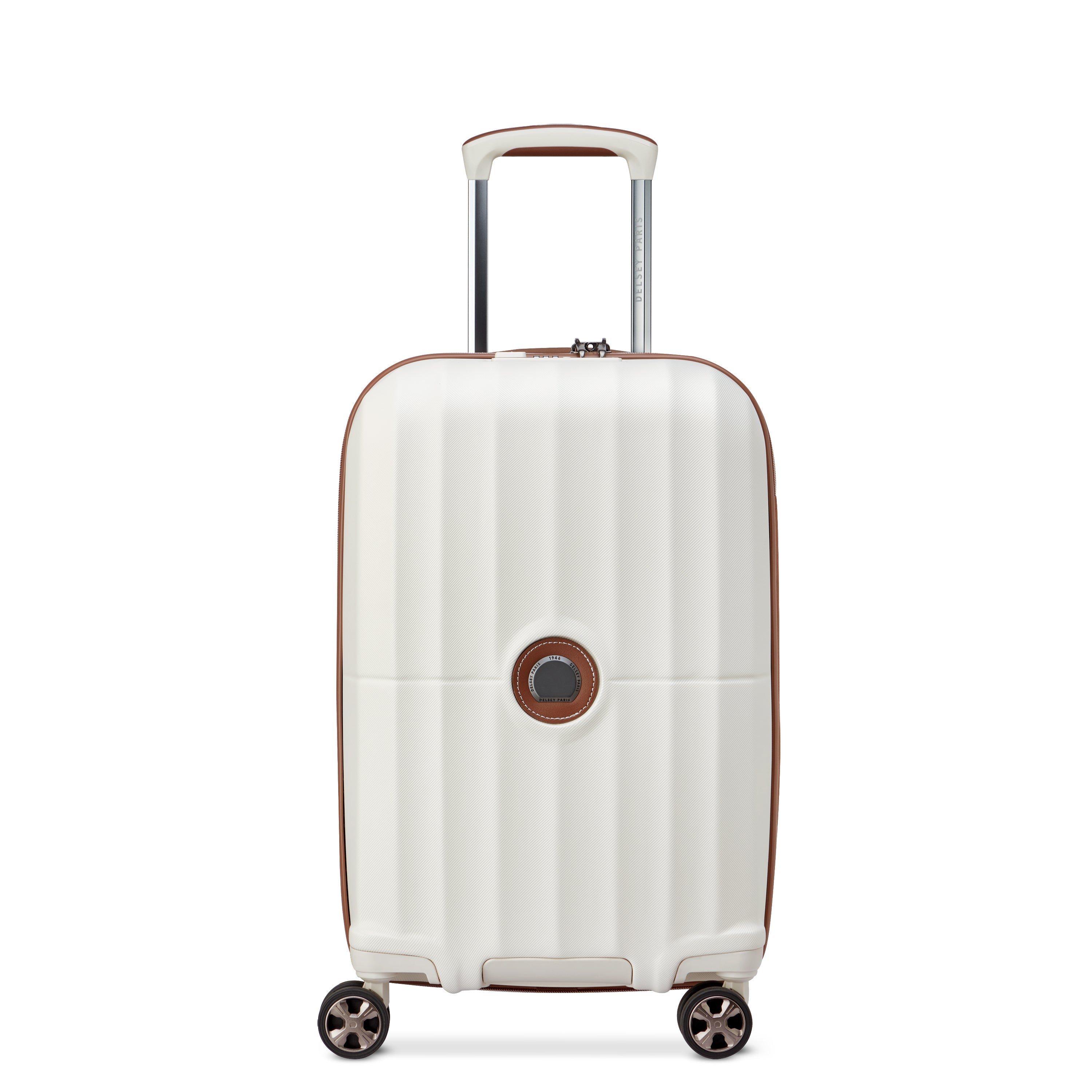 CARROUSEL 2| Valise Cabine Extensible 55 CM OFF WHITE