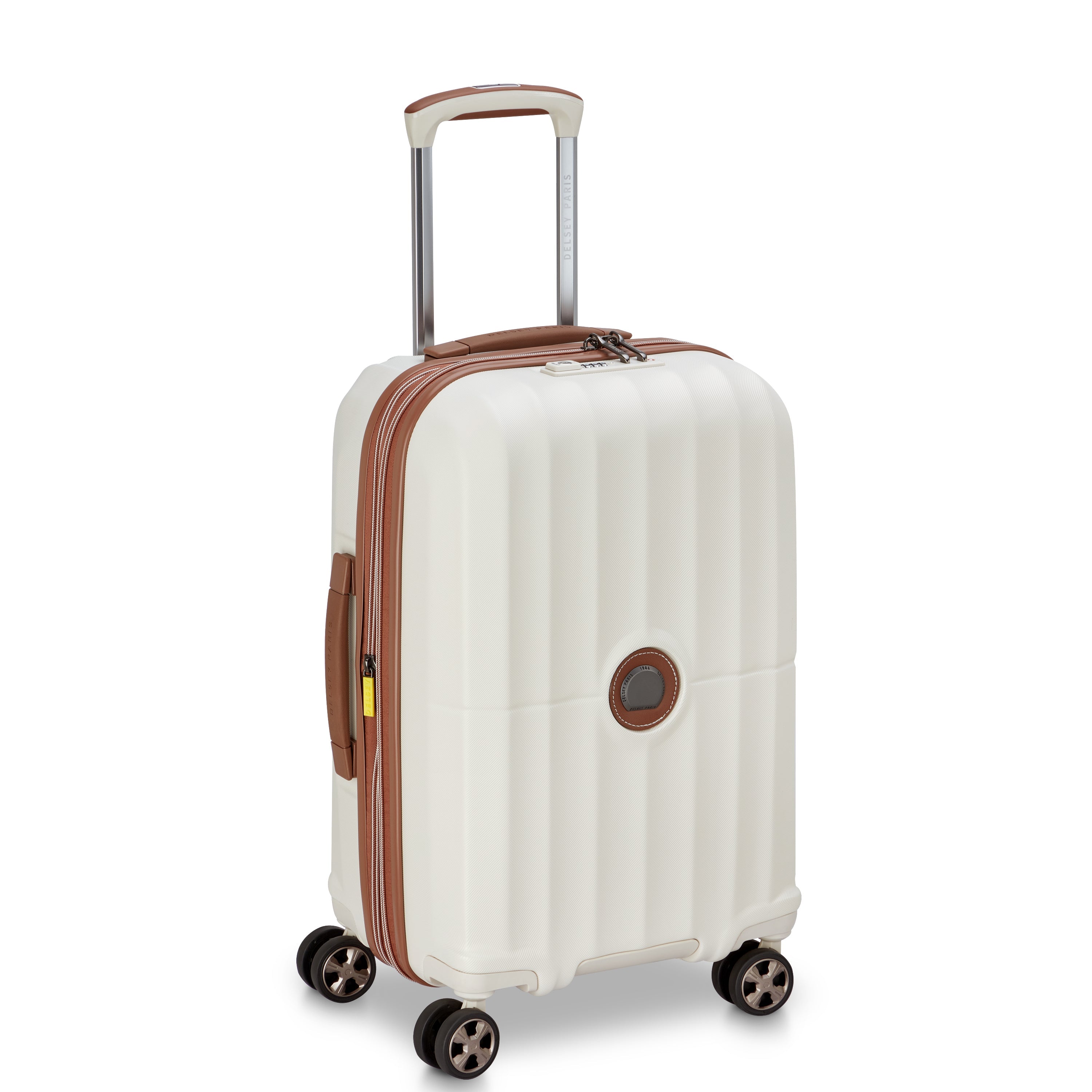 CARROUSEL 2| Valise Cabine Extensible 55 CM OFF WHITE