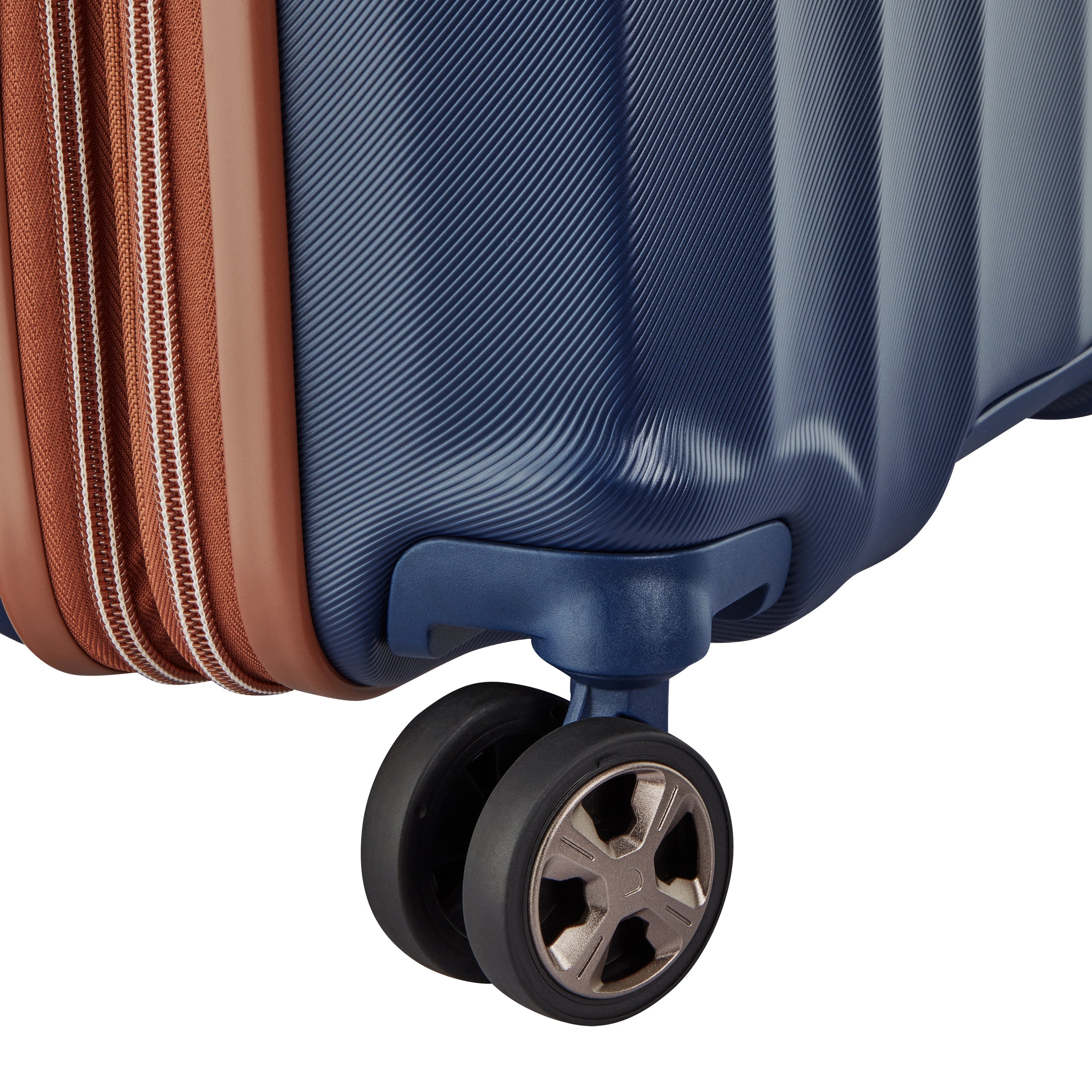 CARROUSEL 2| Valise Cabine Slim Extensible 55 CM BLEU