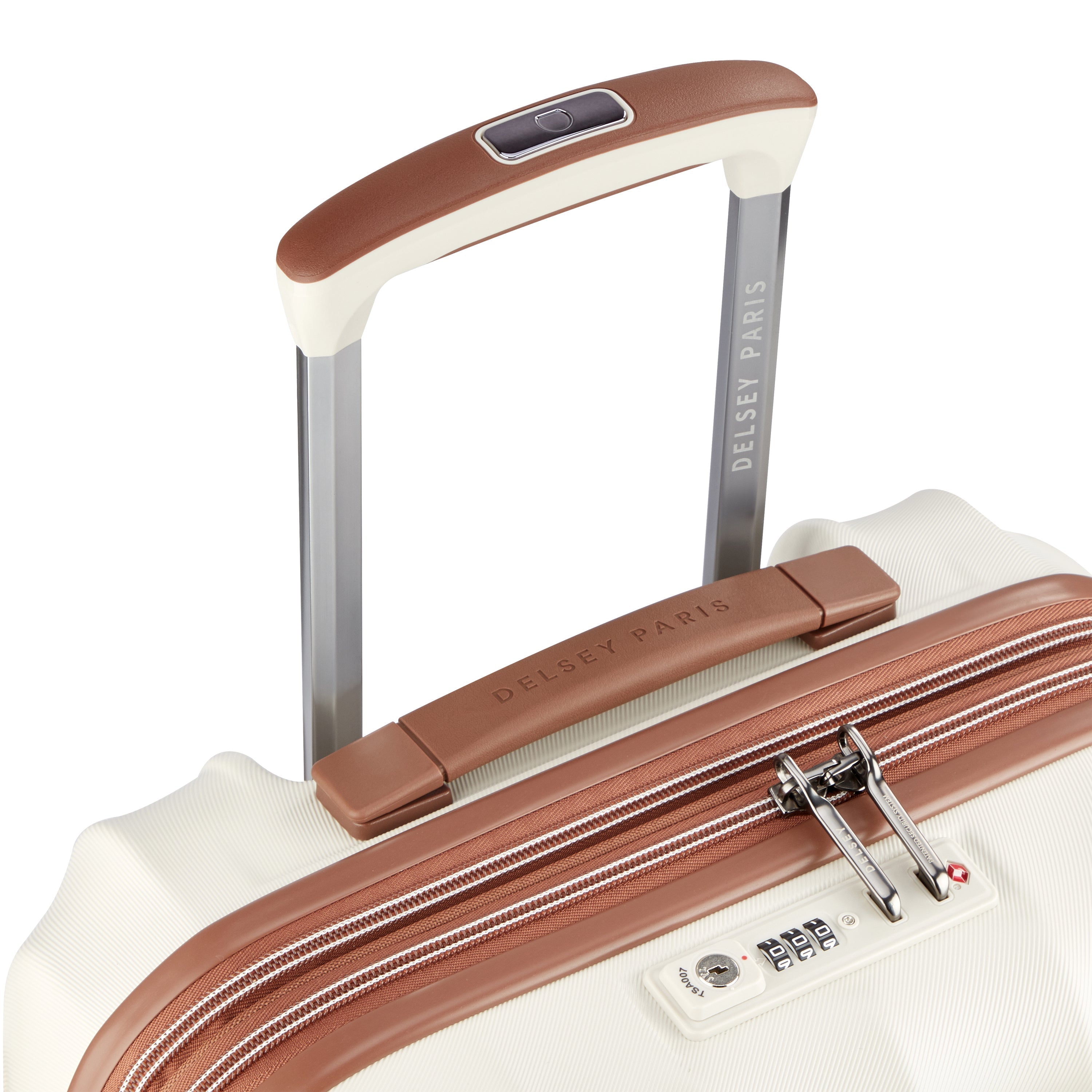 CARROUSEL 2| Koffer Cabine Slim Uitbreidbaar 55 CM GEBROKEN WIT