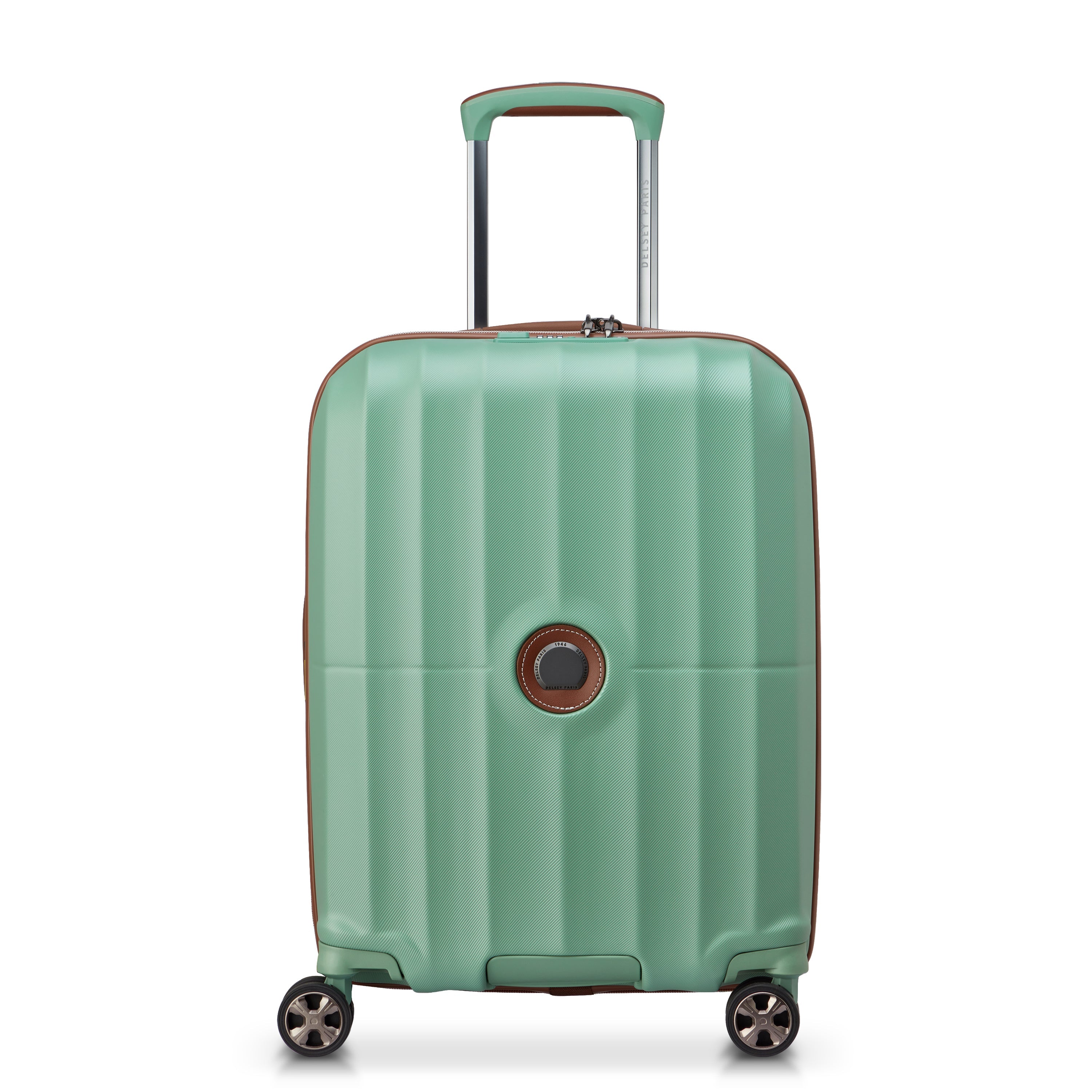 CARROUSEL 2| Maleta Cabina Slim Expandible 55 CM VERDE SALVIA