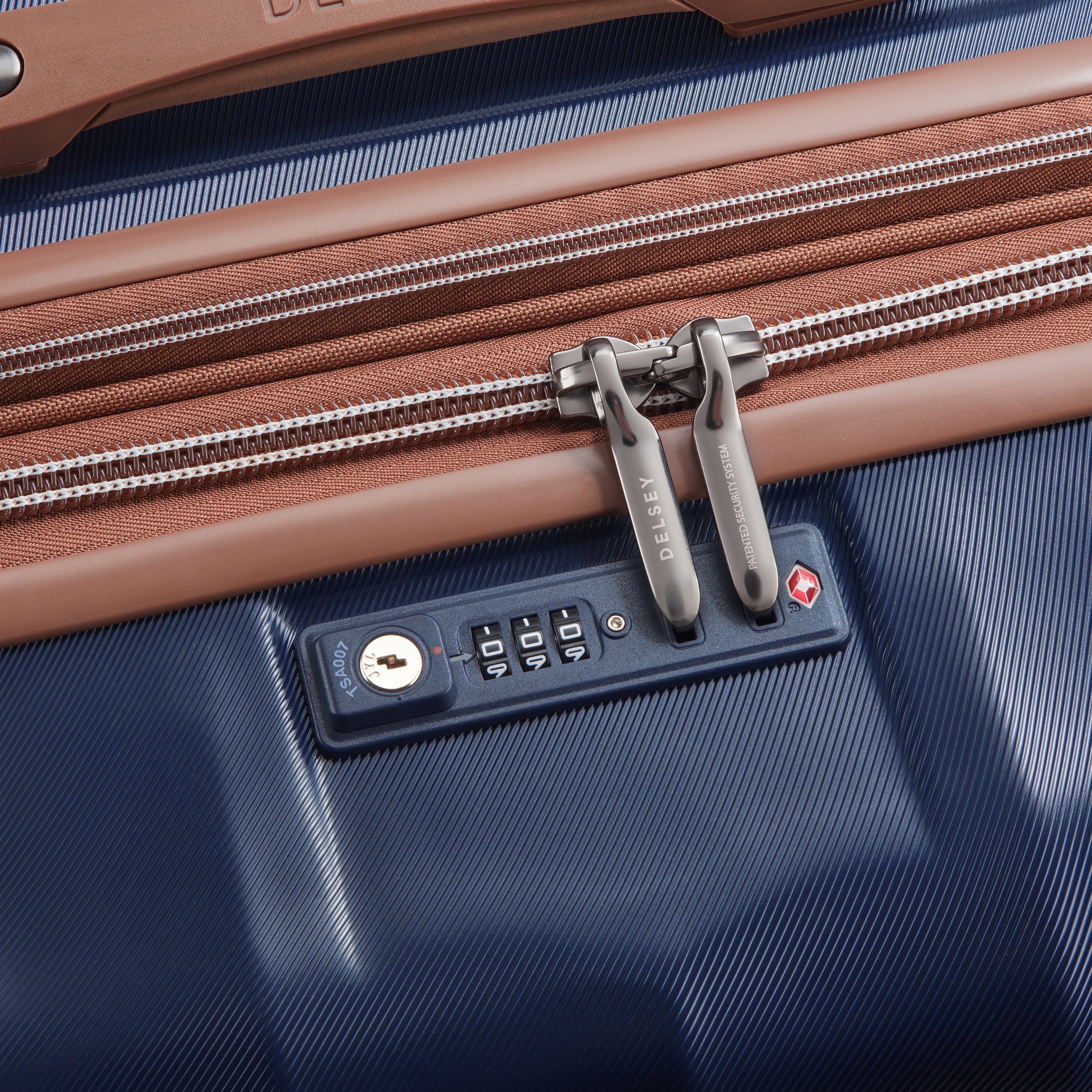 CARROUSEL 2| Suitcase Check-In Expandable 76 CM BLUE