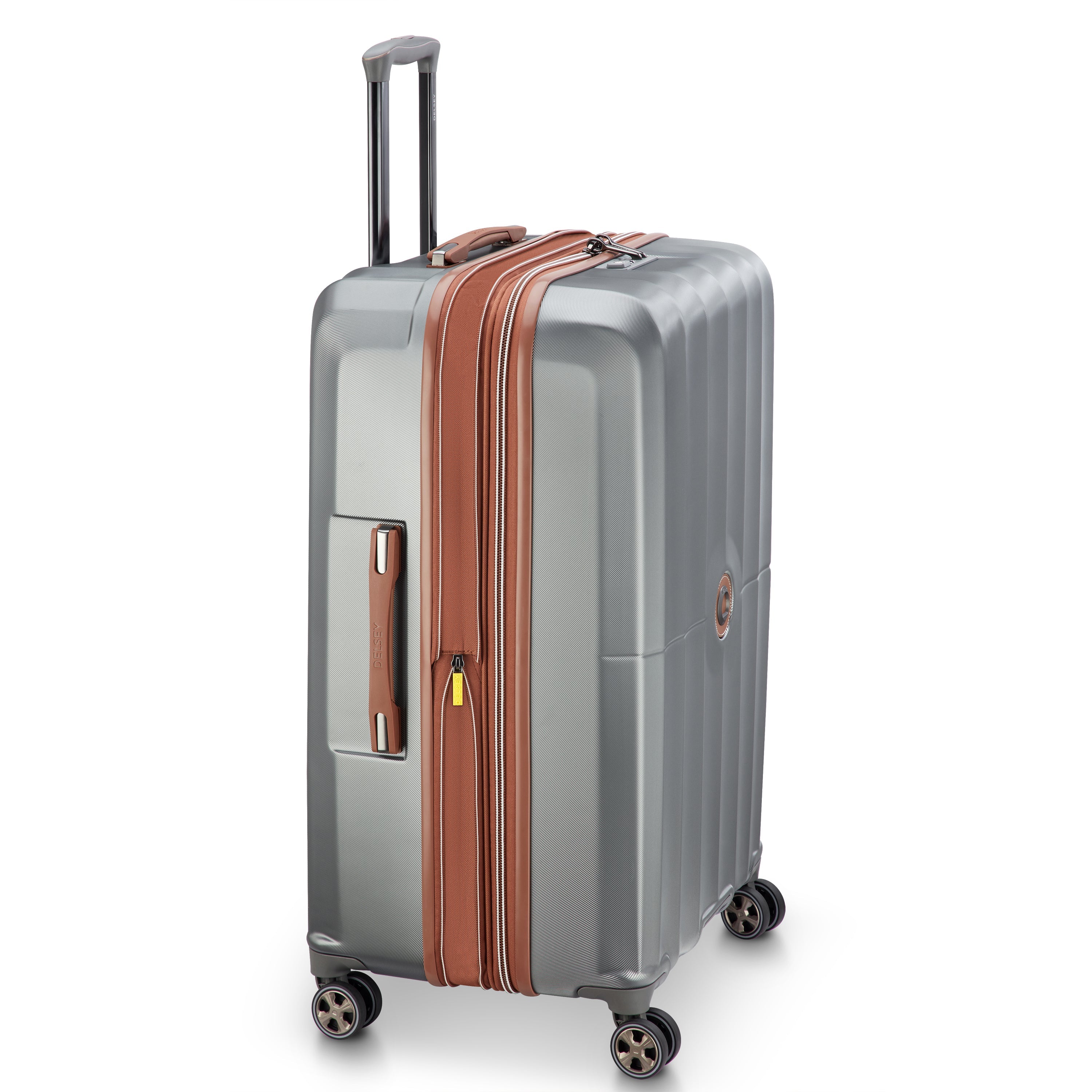 CARROUSEL 2| Suitcase Check-In Expandable 76 CM SILVER