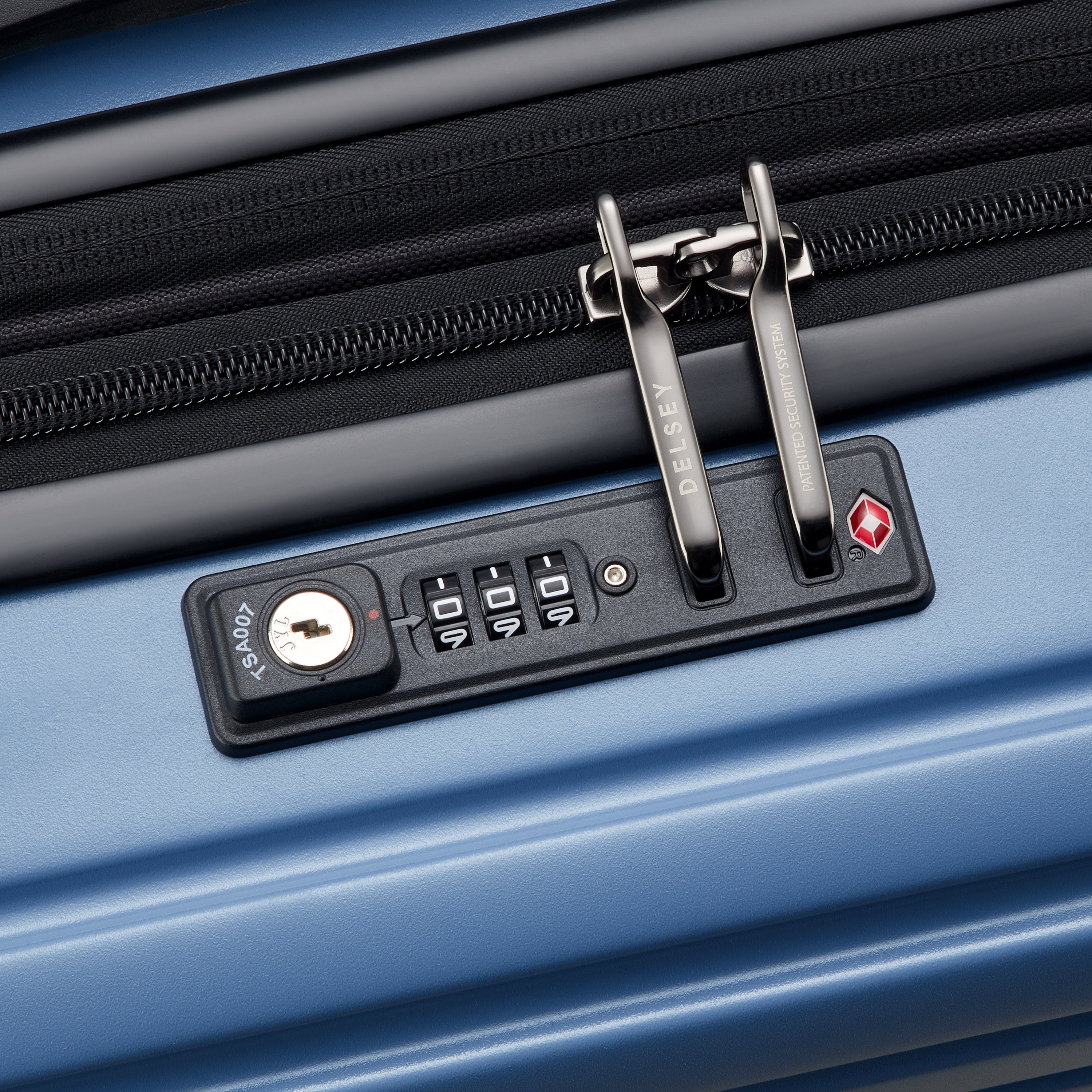CAUMARTIN PLUS| Valise Cabine Extensible 55 CM BLEU ZINC