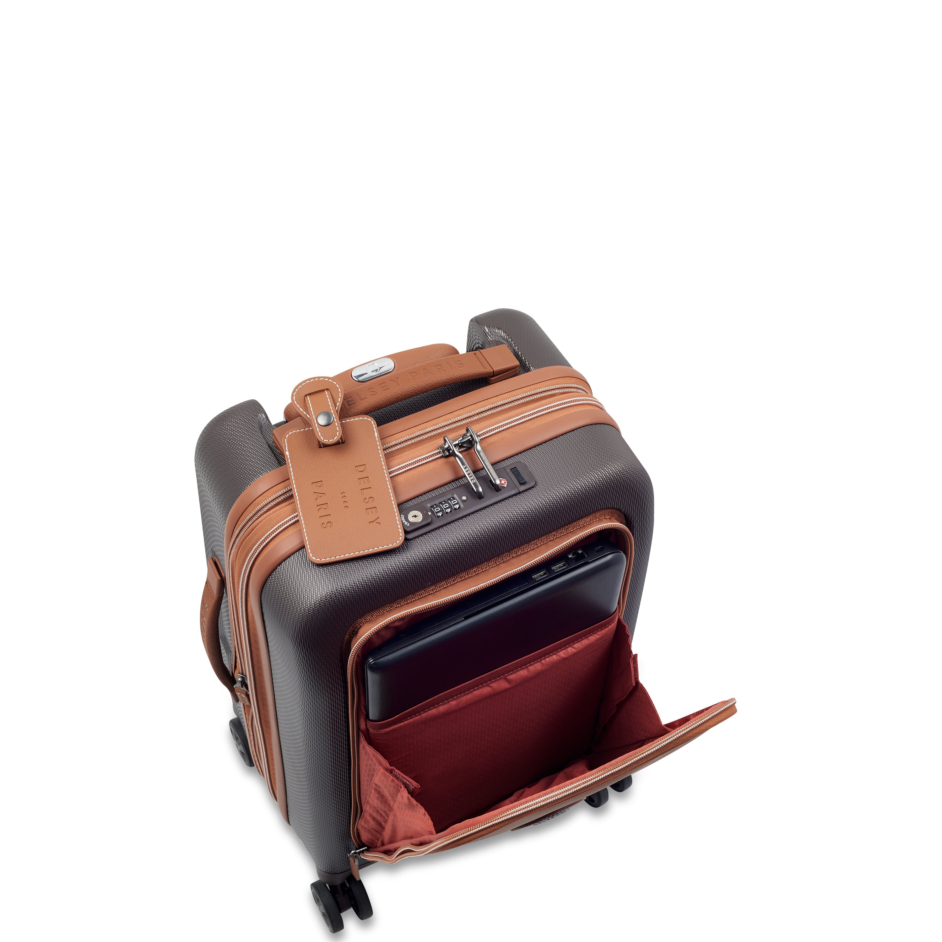 CHATELET AIR 2.0| Valise Cabine Extensible 55 CM MARRON