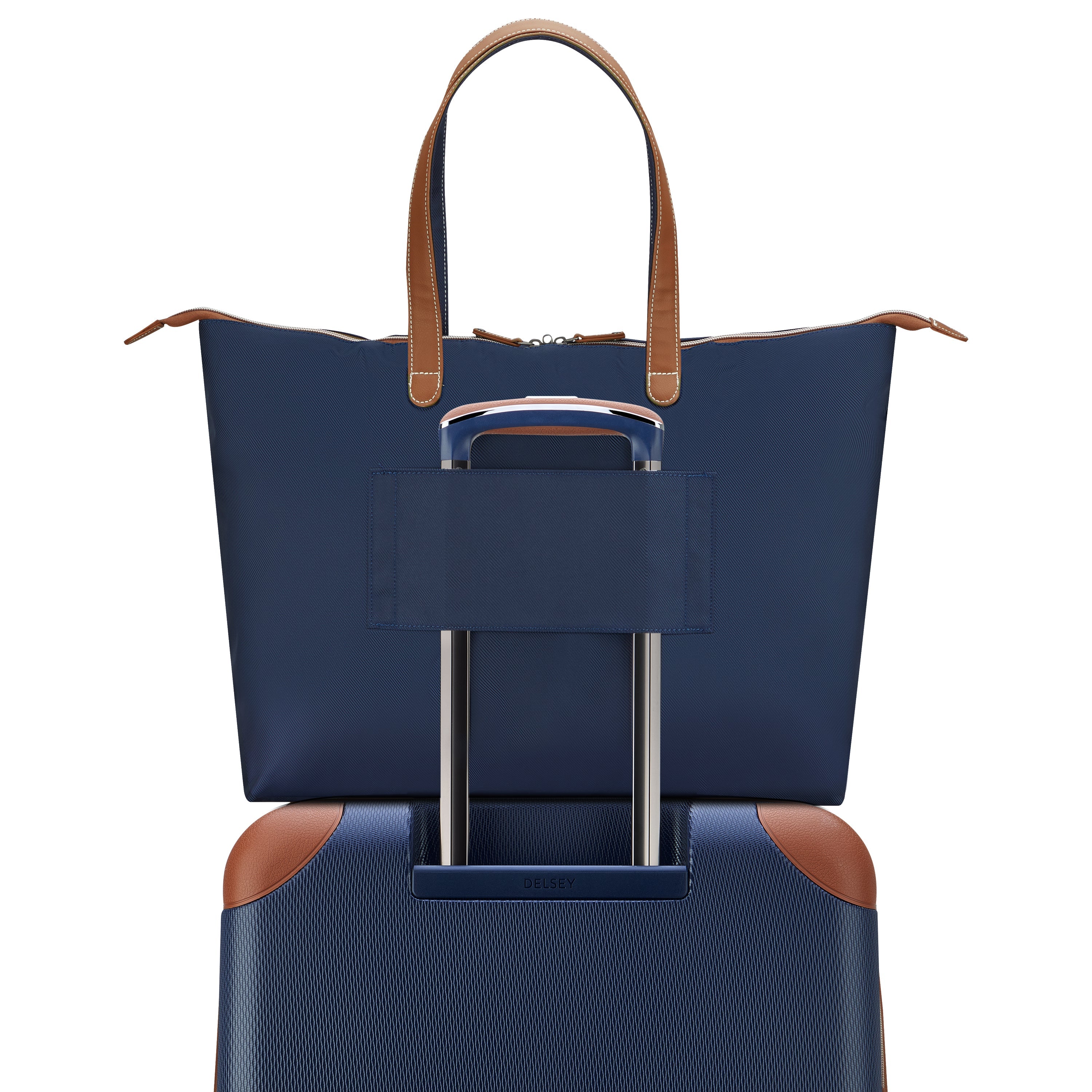 CHATELET AIR 2.0| Foldable Tote Bag 44.5 CM NAVY BLUE