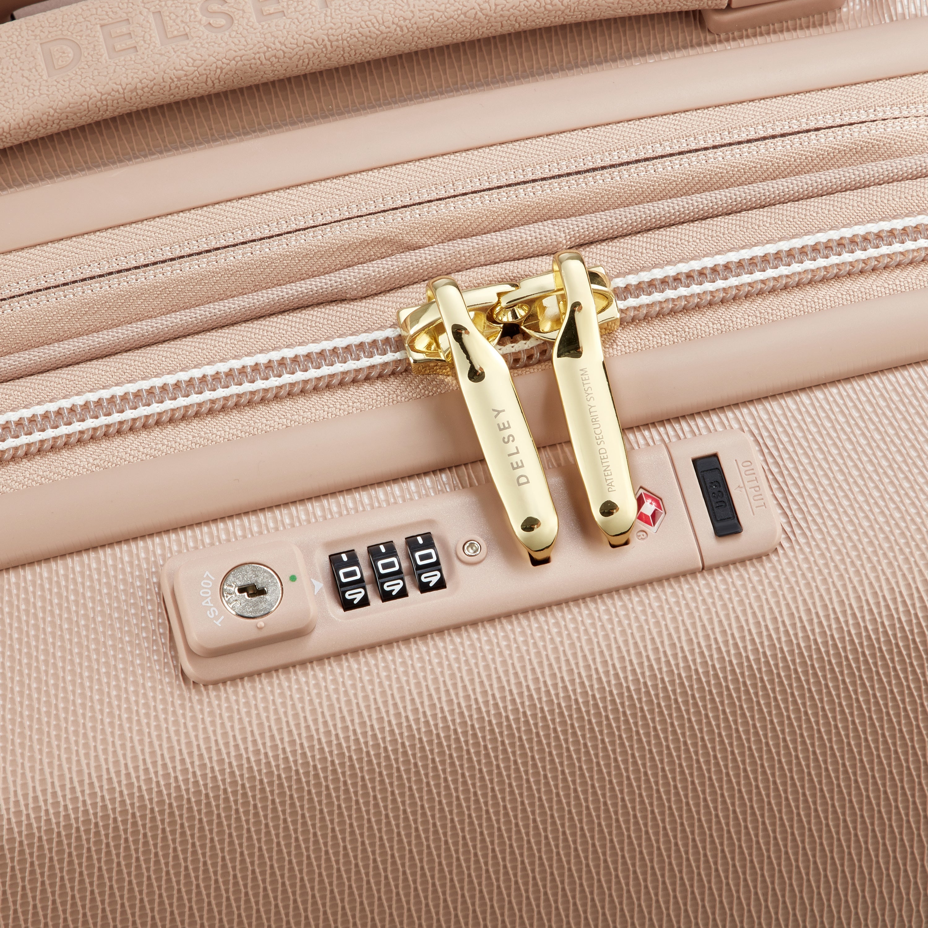CHATELET AIR 2.0| Valise Cabine Extensible 55 CM BEIGE ROSE