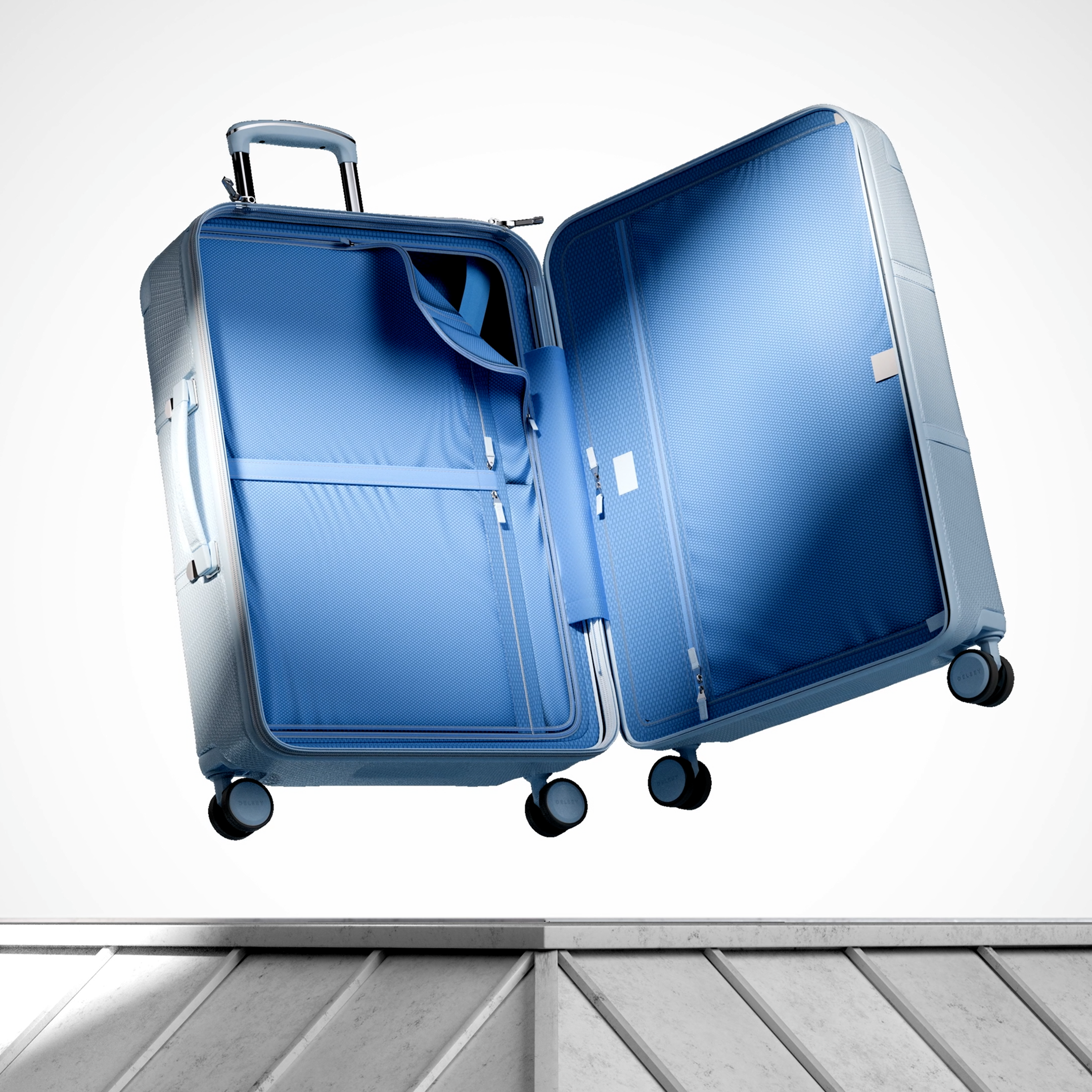 CHATELET AIR 2.0| Valise Soute Extensible 82 CM BLEU CLAIR