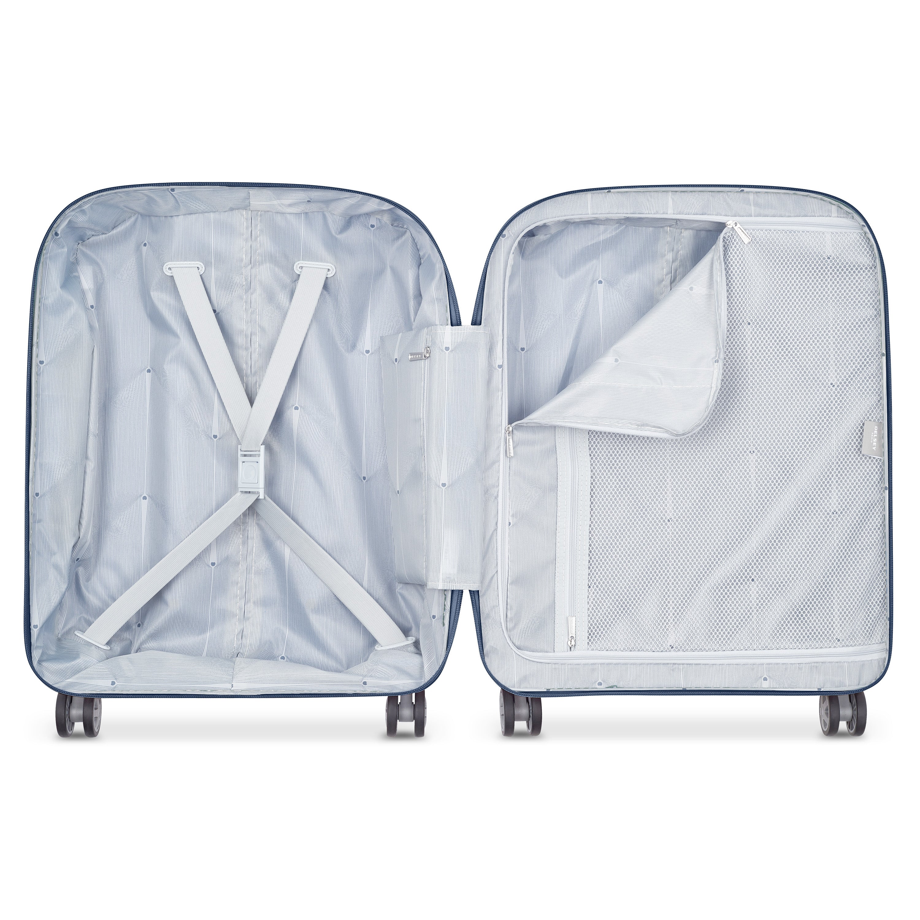 CLAVEL| Valise Cabine Slim 55 CM BLEU JEAN