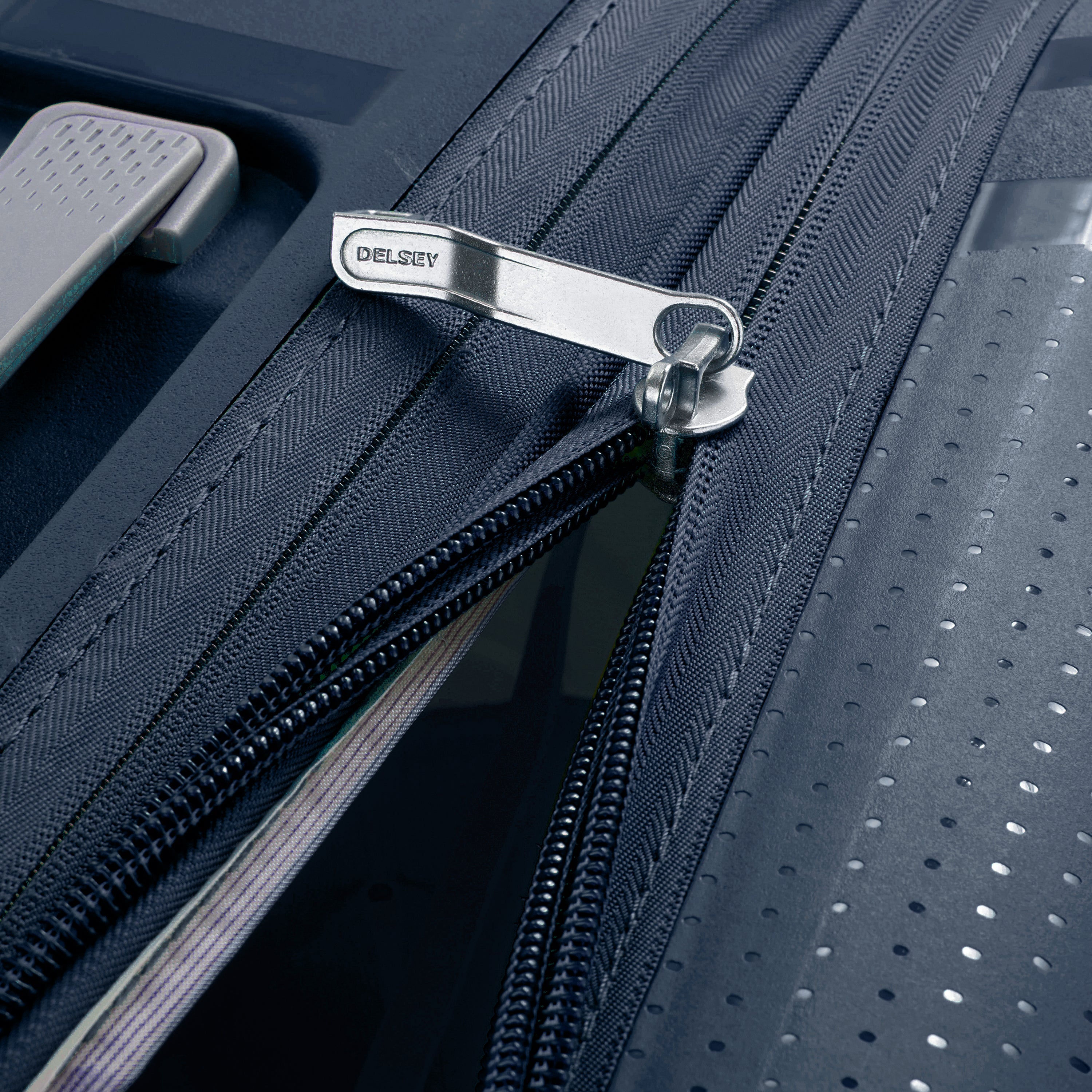 CLAVEL| Valise Cabine Slim 55 CM BLEU JEAN