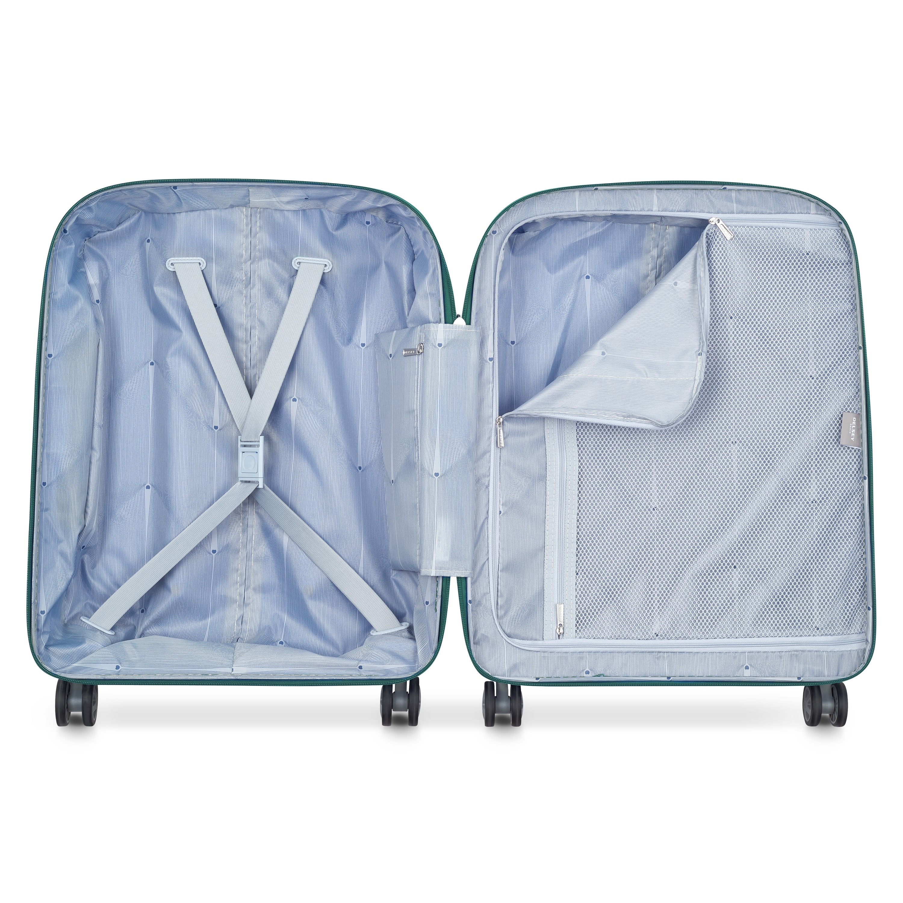 CLAVEL| Koffer Cabine slim 55 CM EVERGREEN