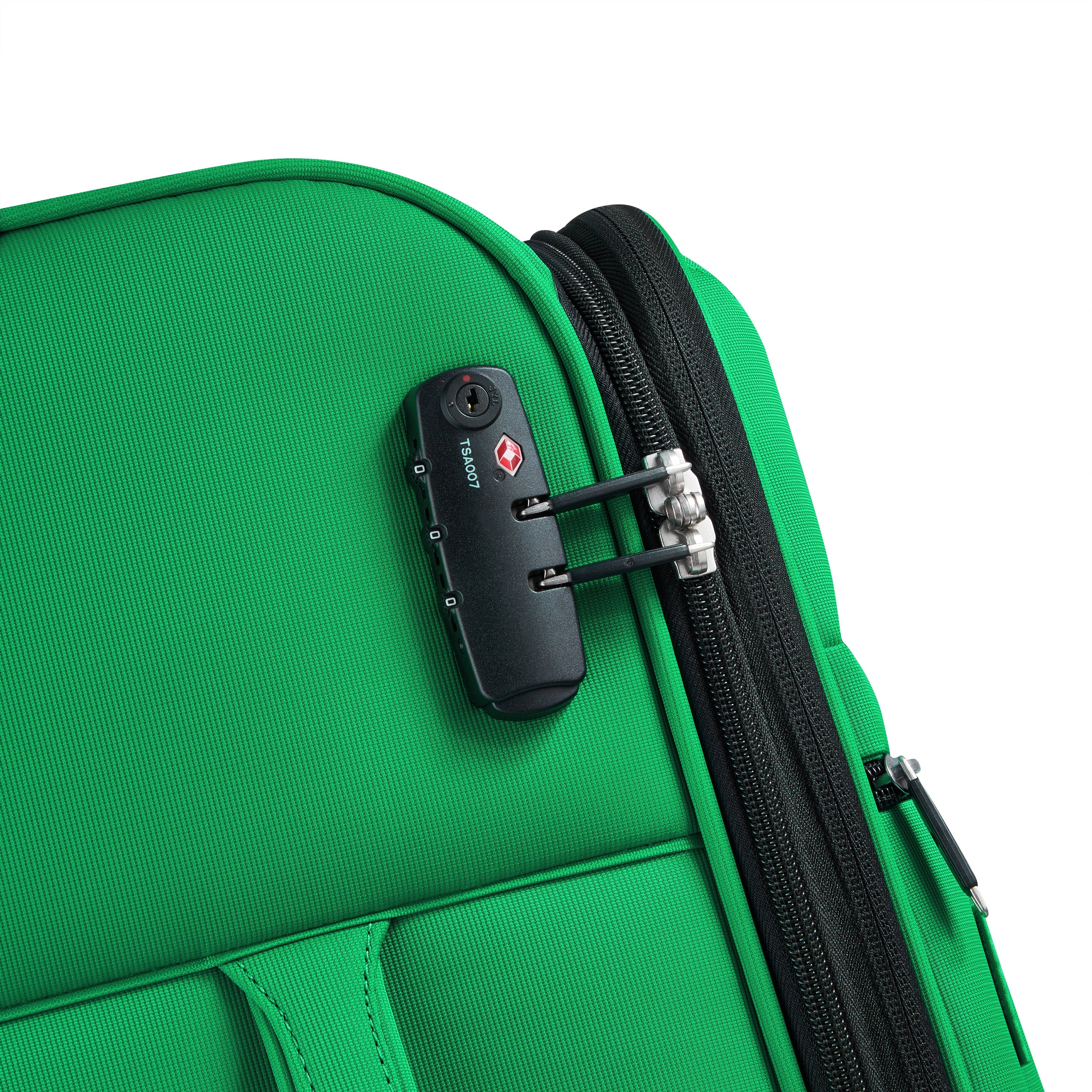 COLOR BLOCK| Suitcase Check-In Expandable 66.5 CM GREEN
