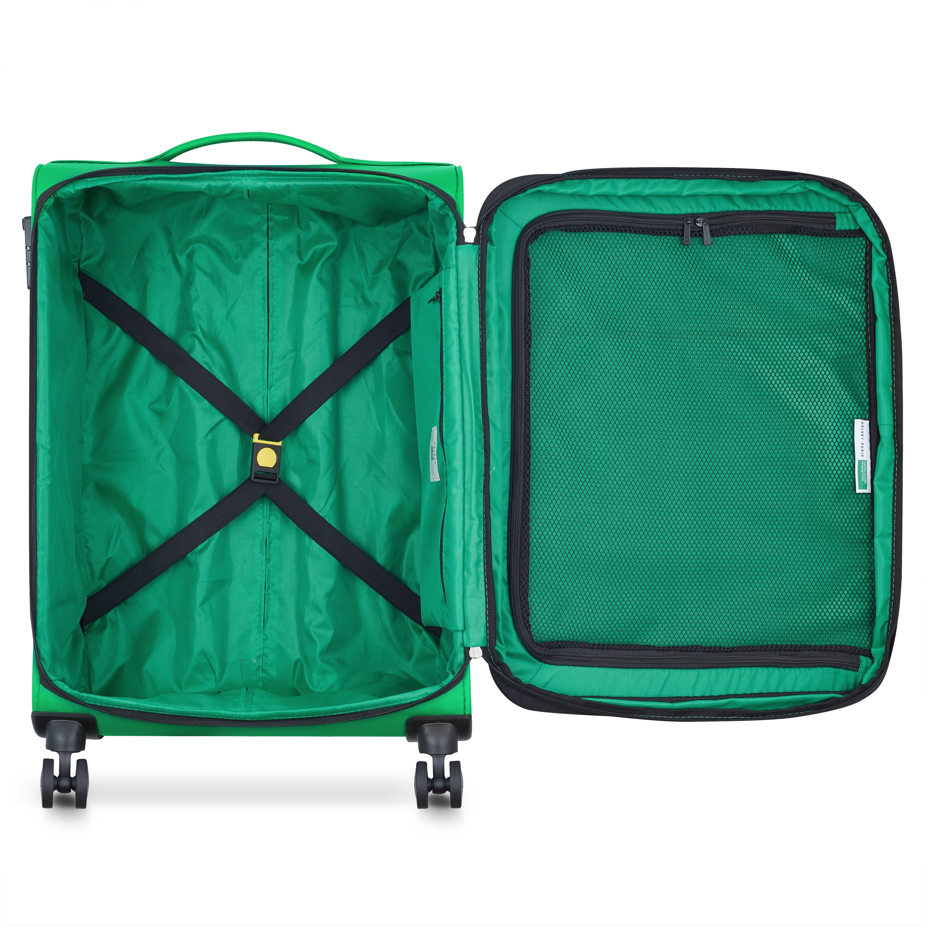 COLOR BLOCK| Suitcase Check-In Expandable 66.5 CM GREEN