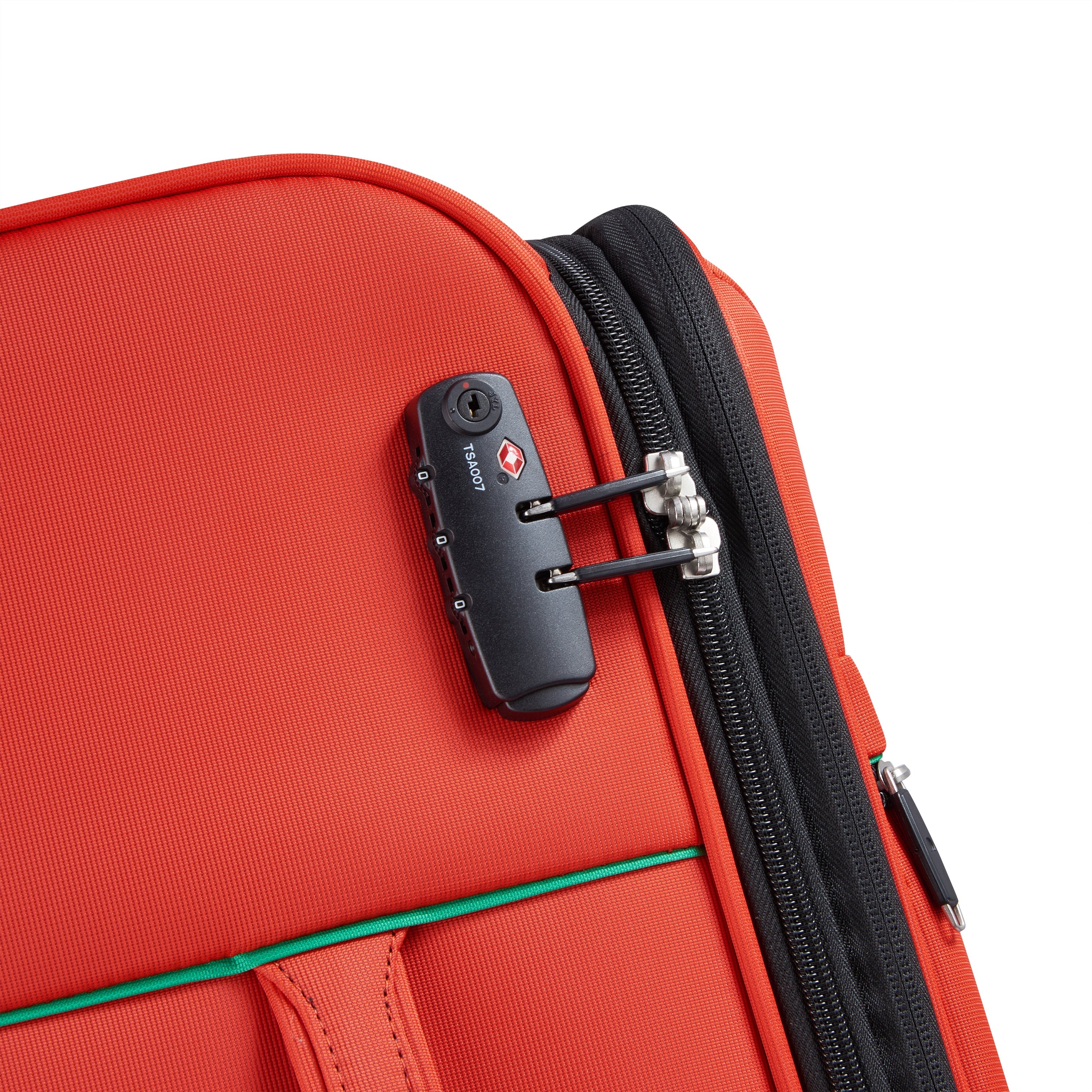 COLOR BLOCK| Valise Soute Extensible 66.5 CM ROUGE