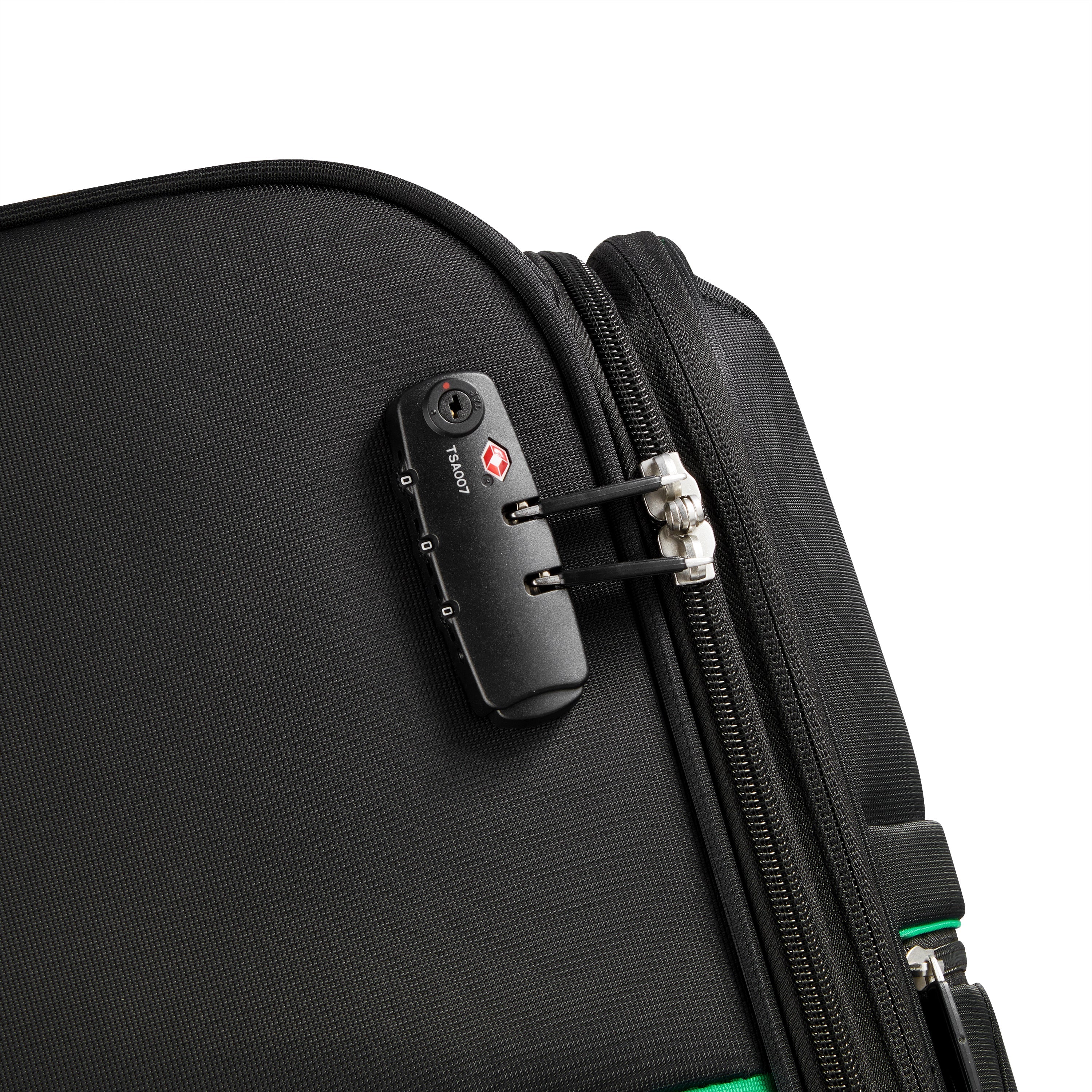 COLOR BLOCK| Valise Soute Extensible 76.5 CM NOIR