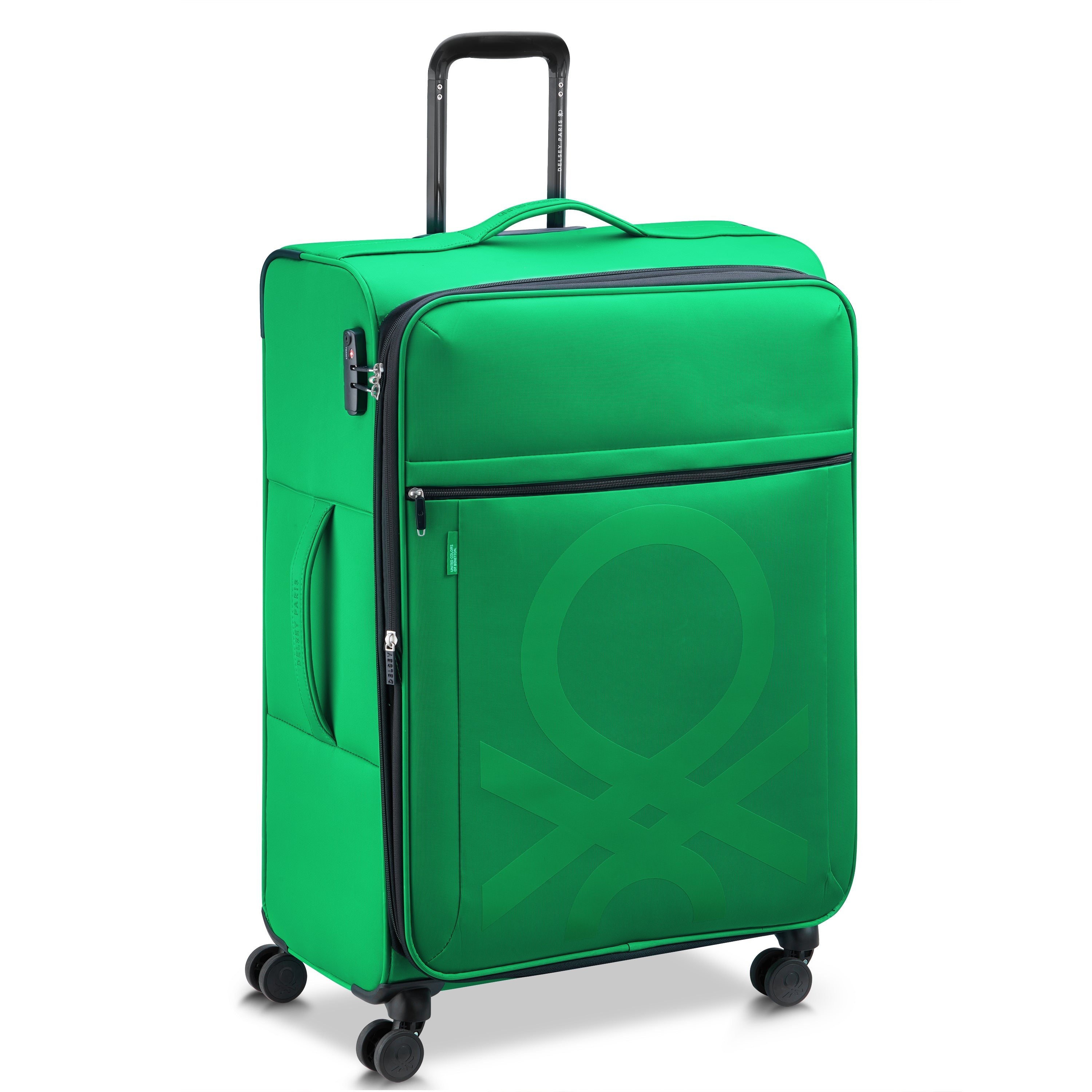 COLOR BLOCK| Valise Soute Extensible 76.5 CM VERT