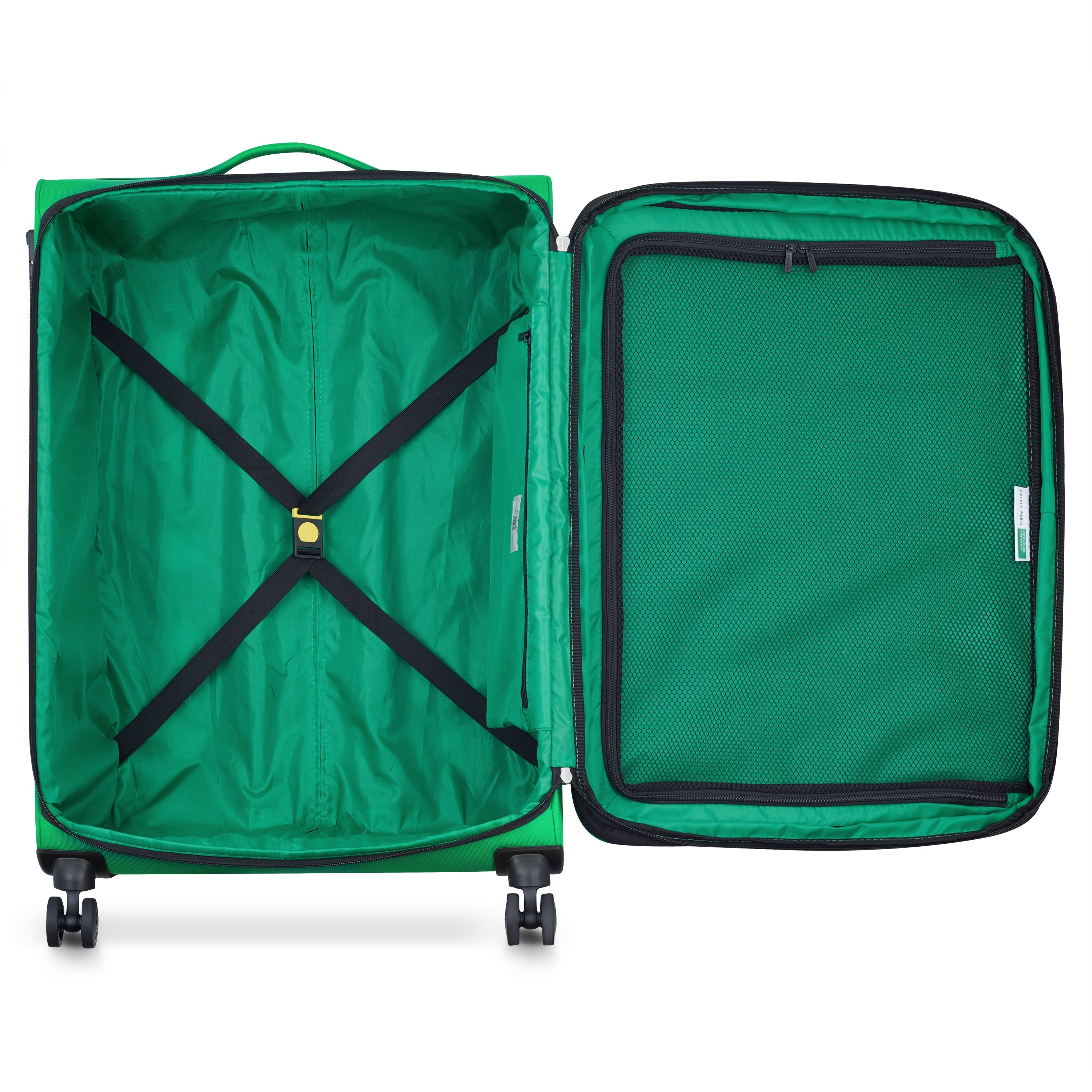 COLOR BLOCK| Valise Soute Extensible 76.5 CM VERT
