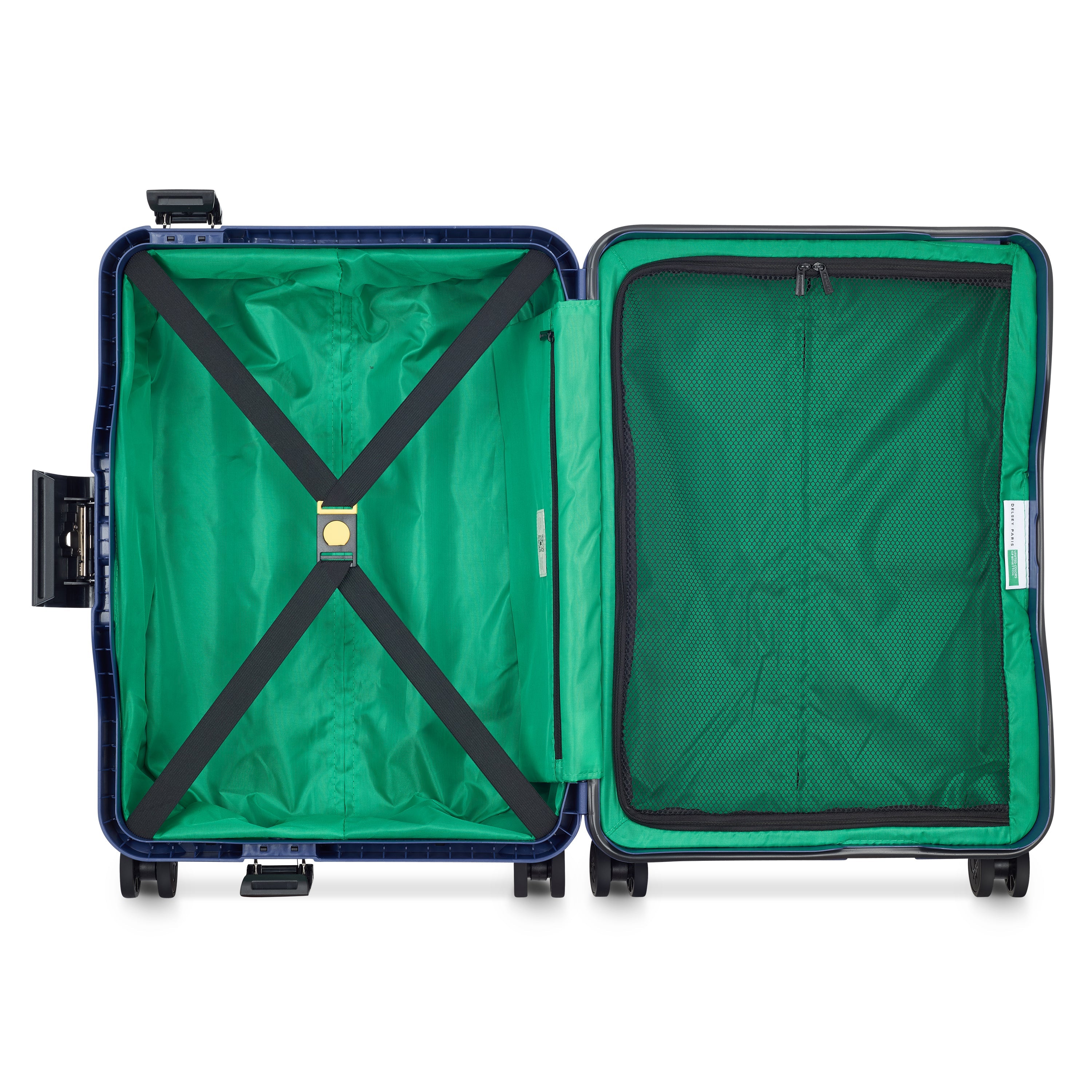 COLOR BLOCK HARDSIDE| Valise Cabine Slim 55 CM BLEU MARINE