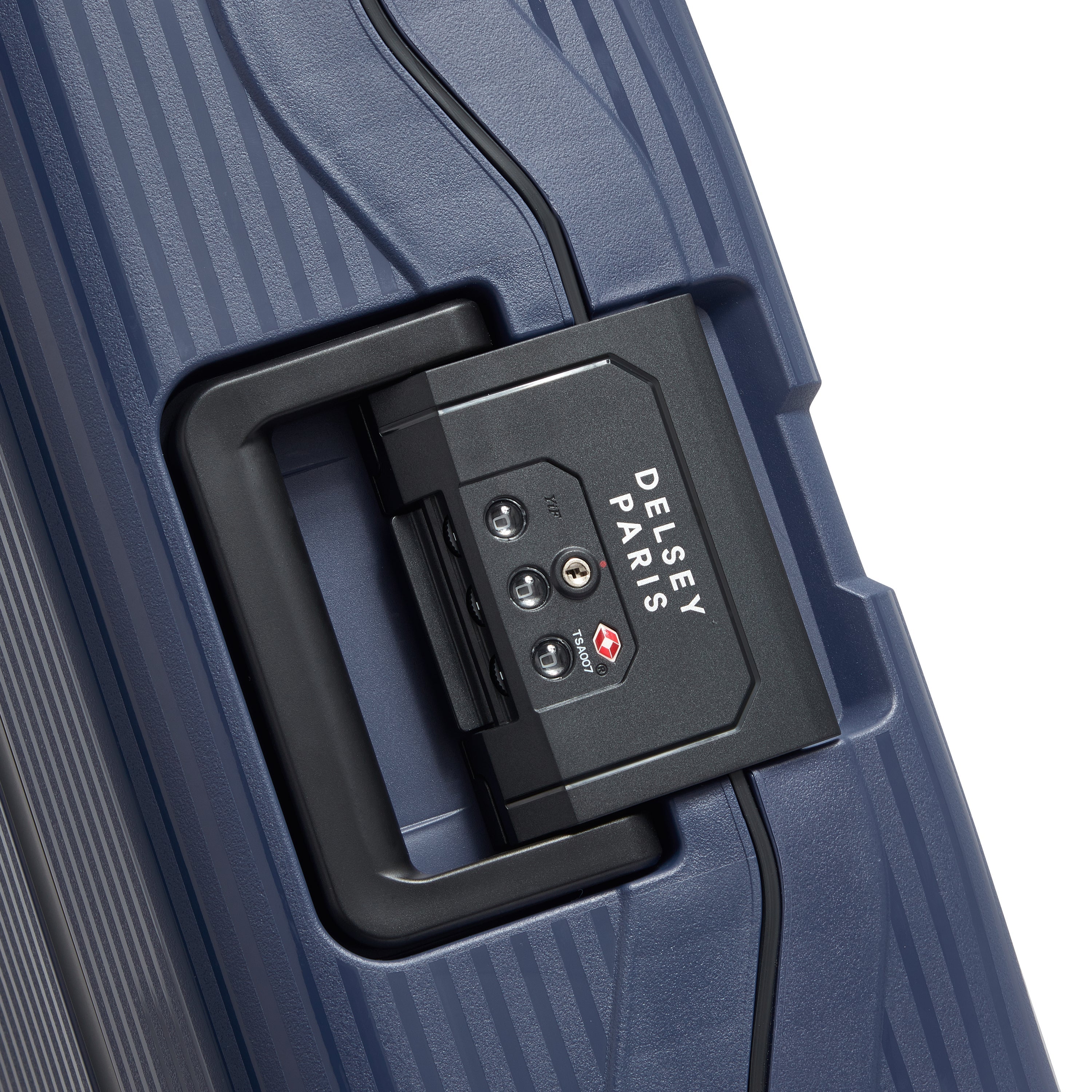COLOR BLOCK HARDSIDE| Valise Cabine Slim 55 CM BLEU MARINE