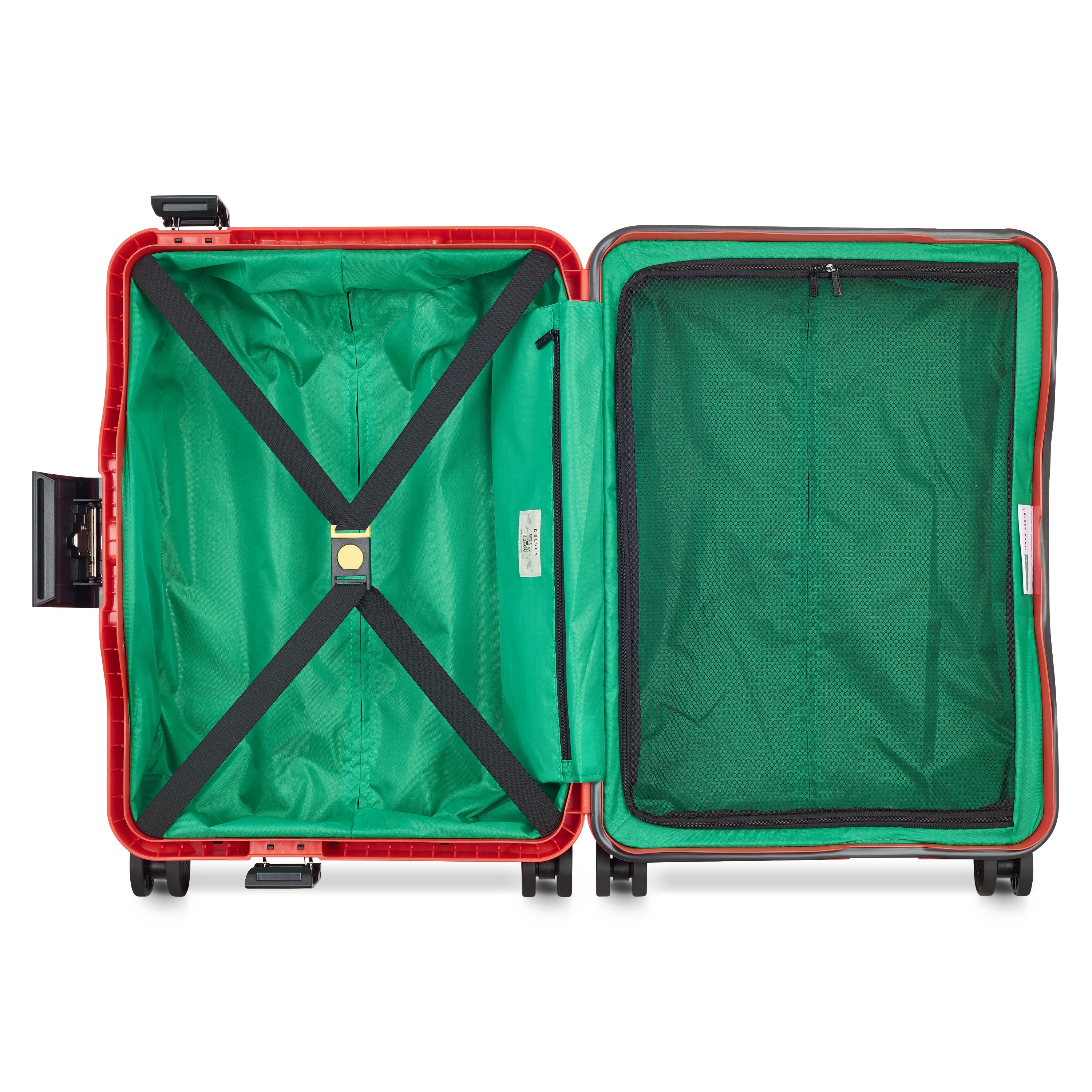 COLOR BLOCK HARDSIDE| Valise Cabine Slim 55 CM ROUGE