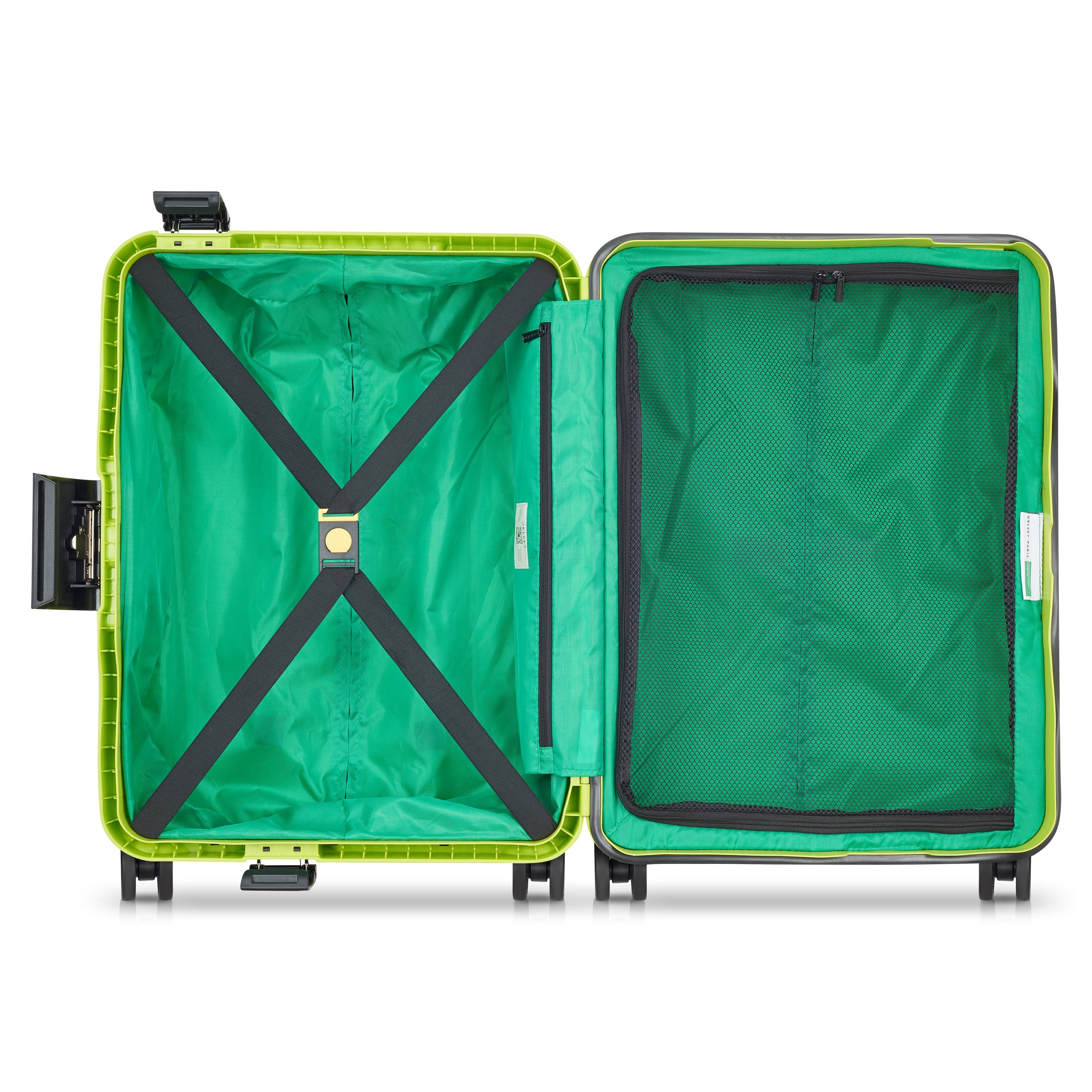 COLOR BLOCK HARDSIDE| Valise Cabine Slim 55 CM CITRON VERT