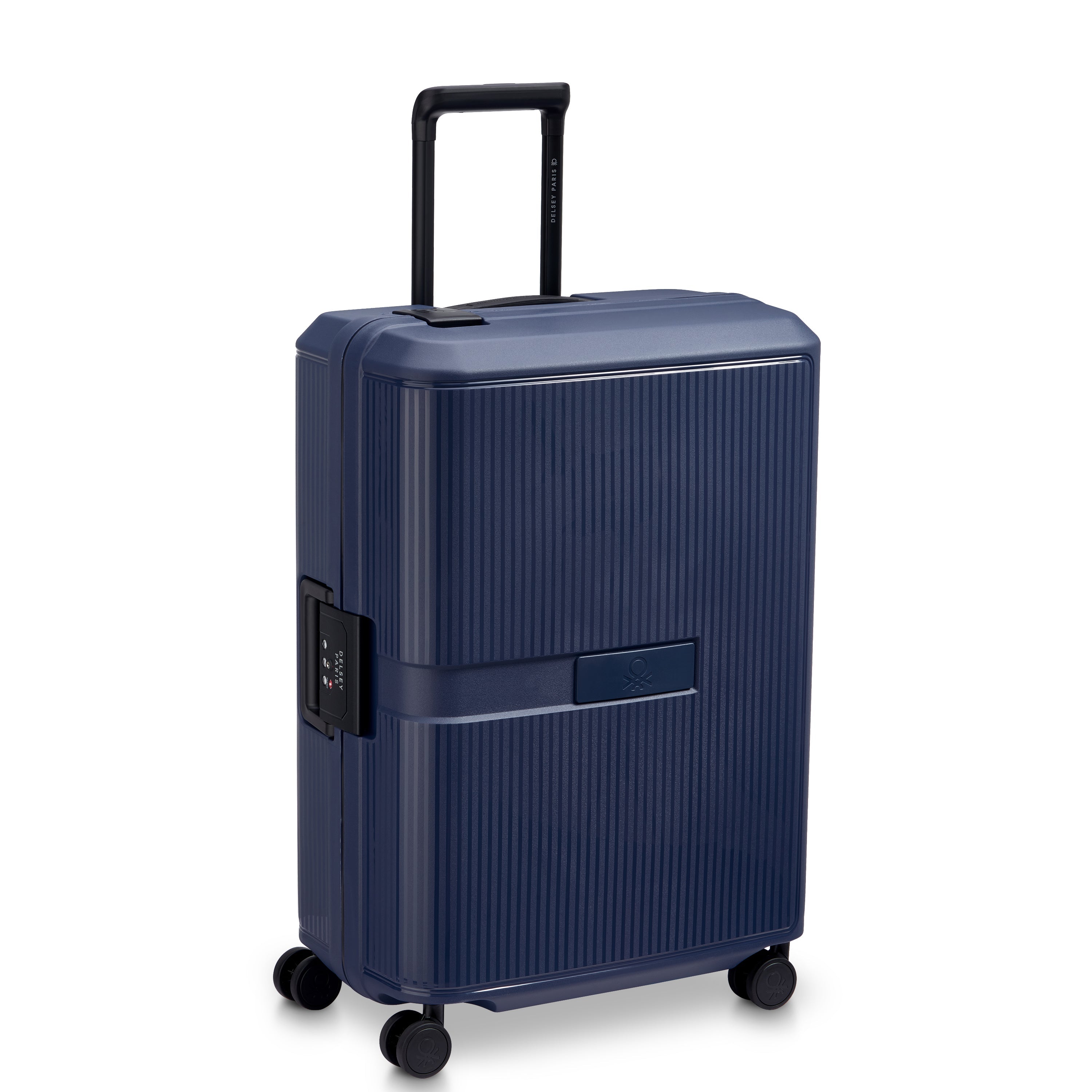 COLOR BLOCK HARDSIDE| Valise Soute 66.5 CM BLEU MARINE
