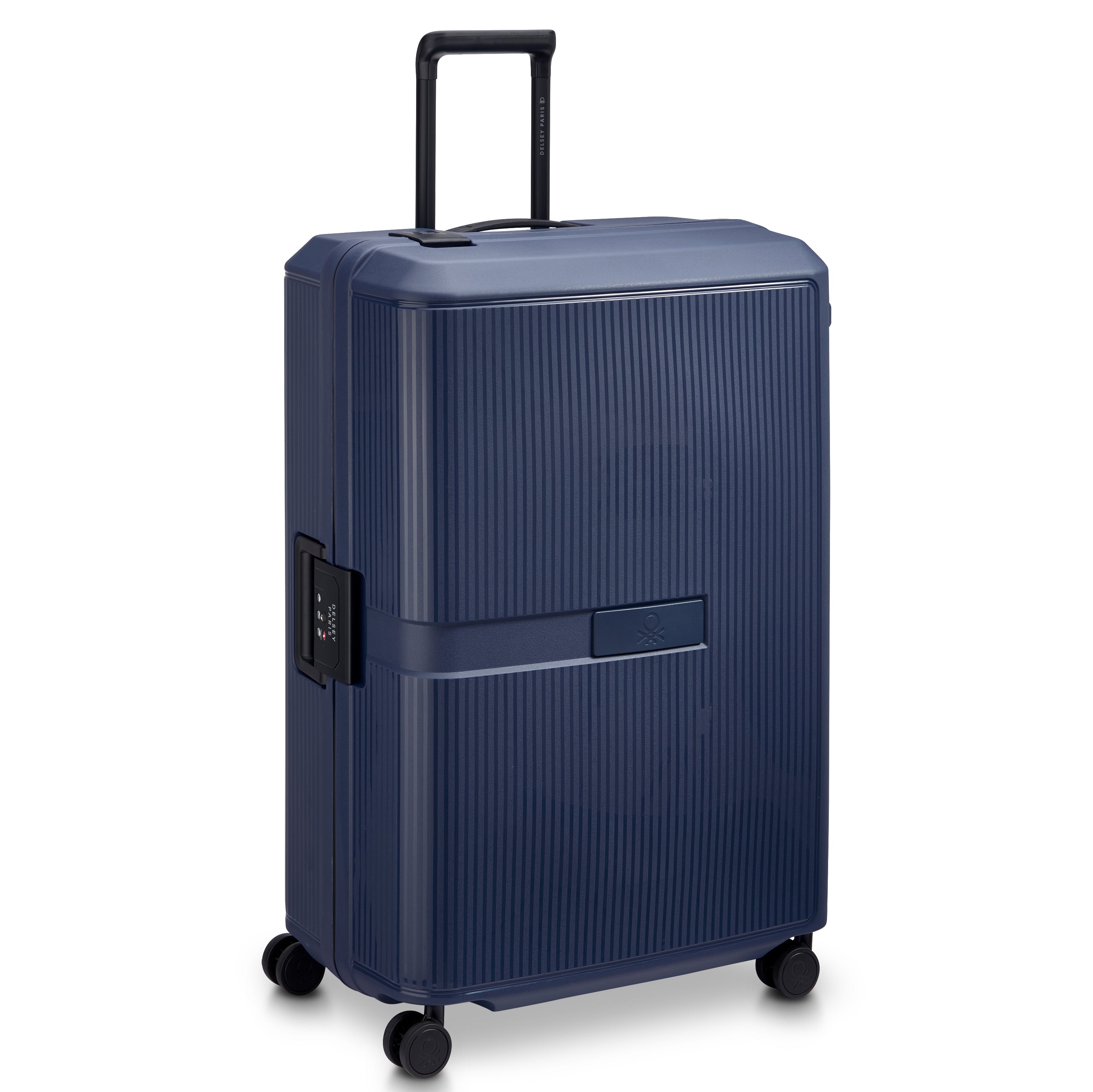 COLOR BLOCK HARDSIDE| Koffer Aufgabe 76,5 CM MARINEBLAU