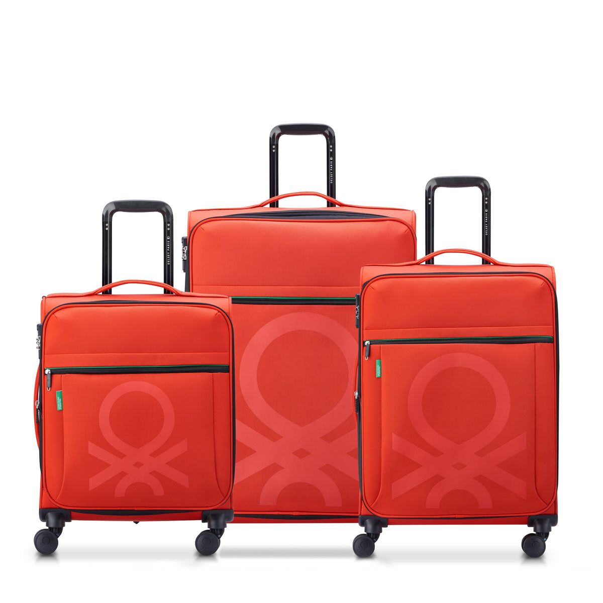 COLOR BLOCK | 3-Pieces Luggage Set red
